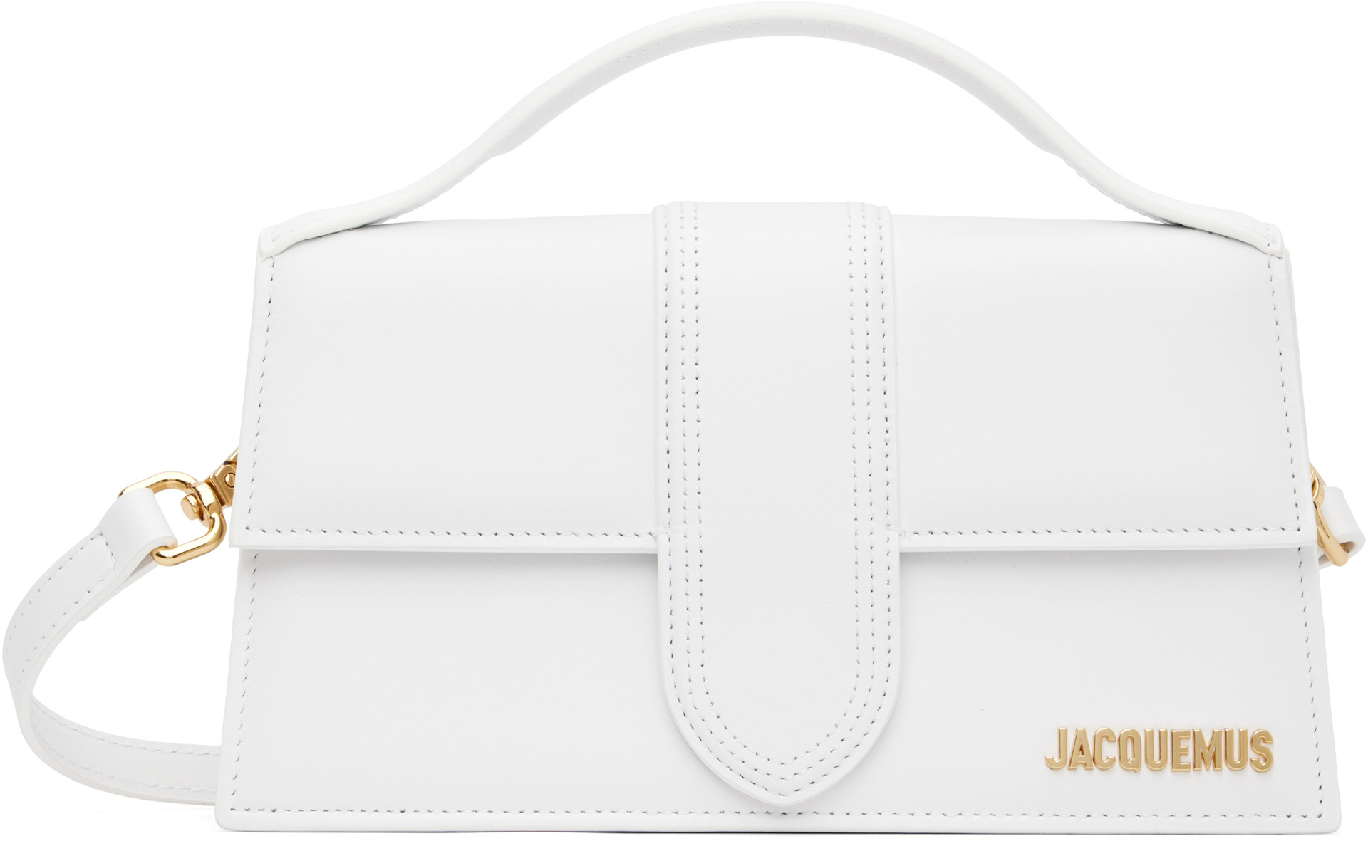 JACQUEMUS - White Les Classiques 'The large Bambino' Bag