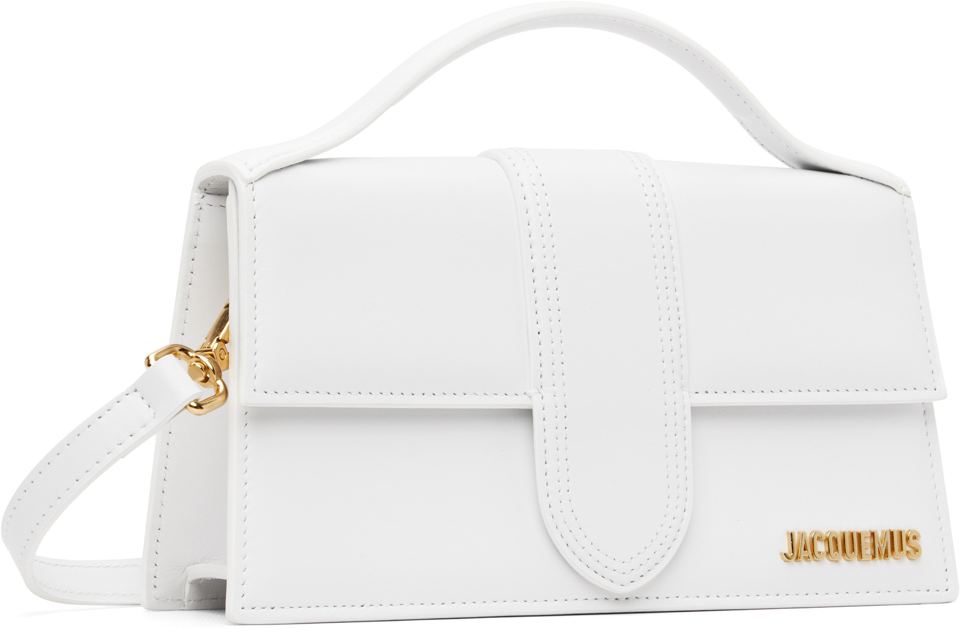 JACQUEMUS - White Les Classiques 'The large Bambino' Bag