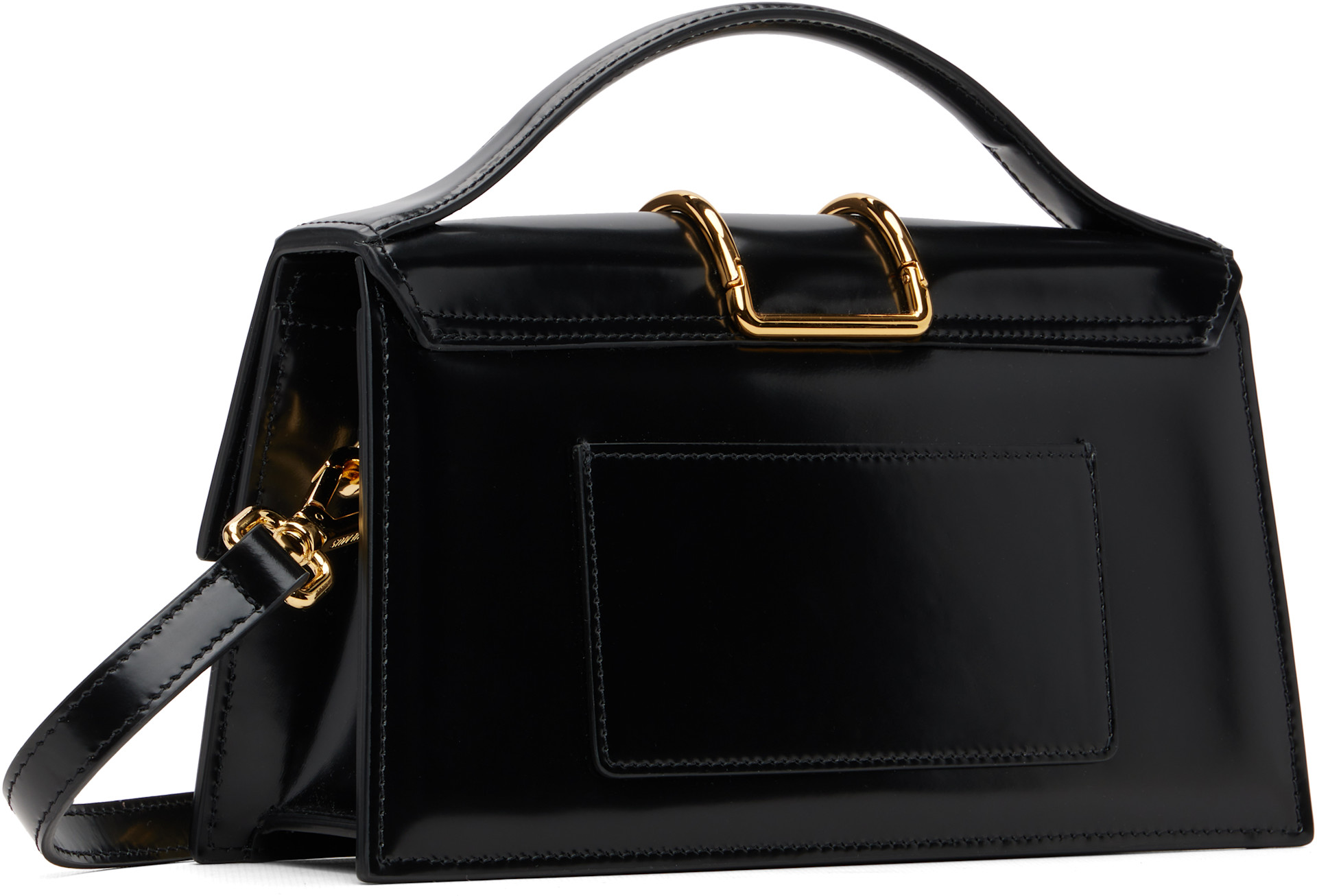 JACQUEMUS: Black La Croisière 'The large Bambino' Bag | SSENSE