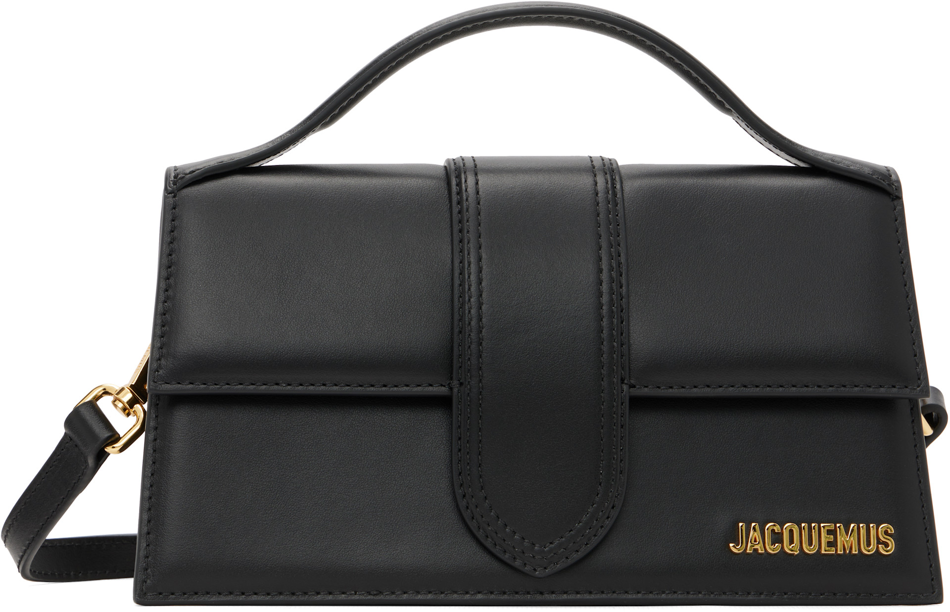 JACQUEMUS: Black Les Classiques 'The large Bambino' Bag | SSENSE