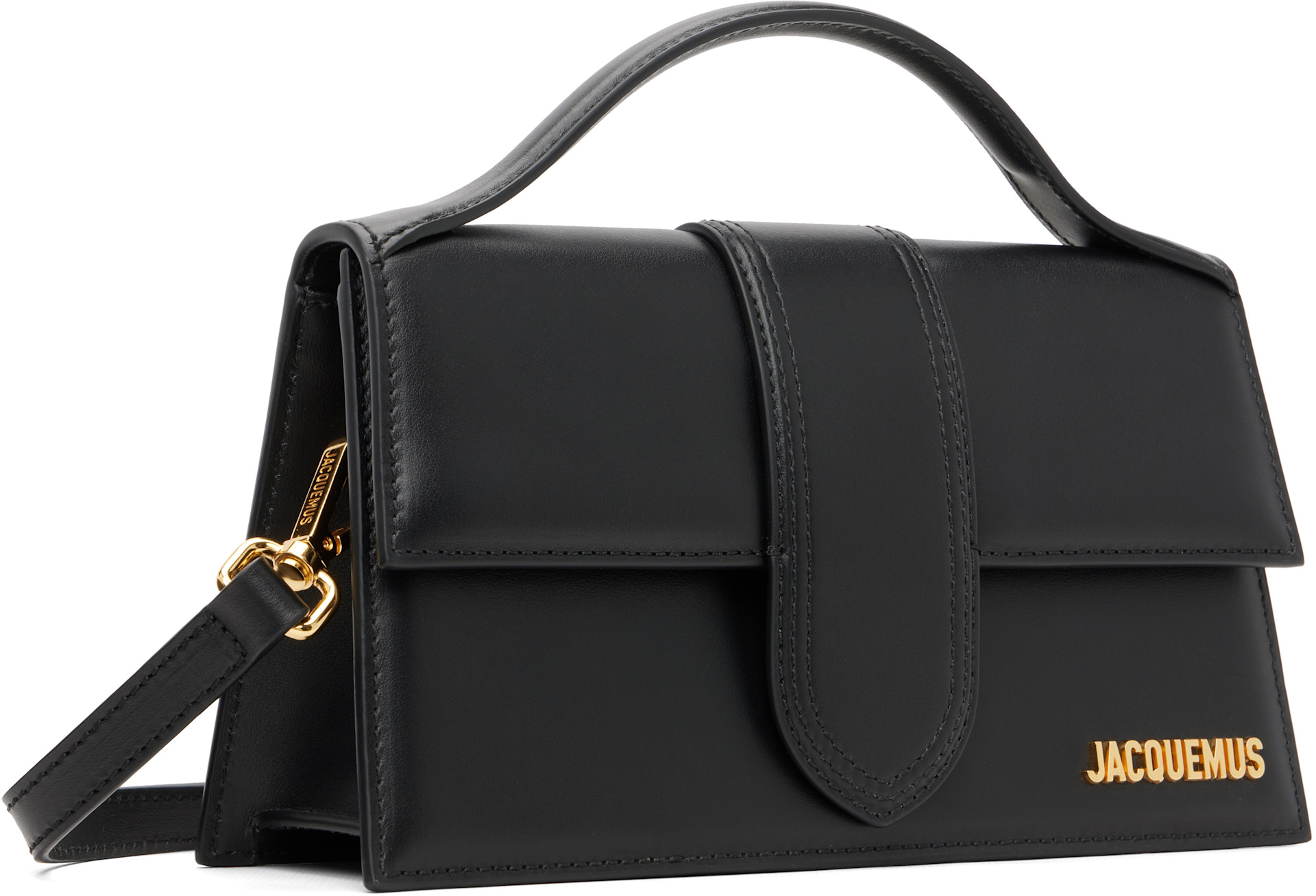 JACQUEMUS: Black Les Classiques 'The large Bambino' Bag | SSENSE