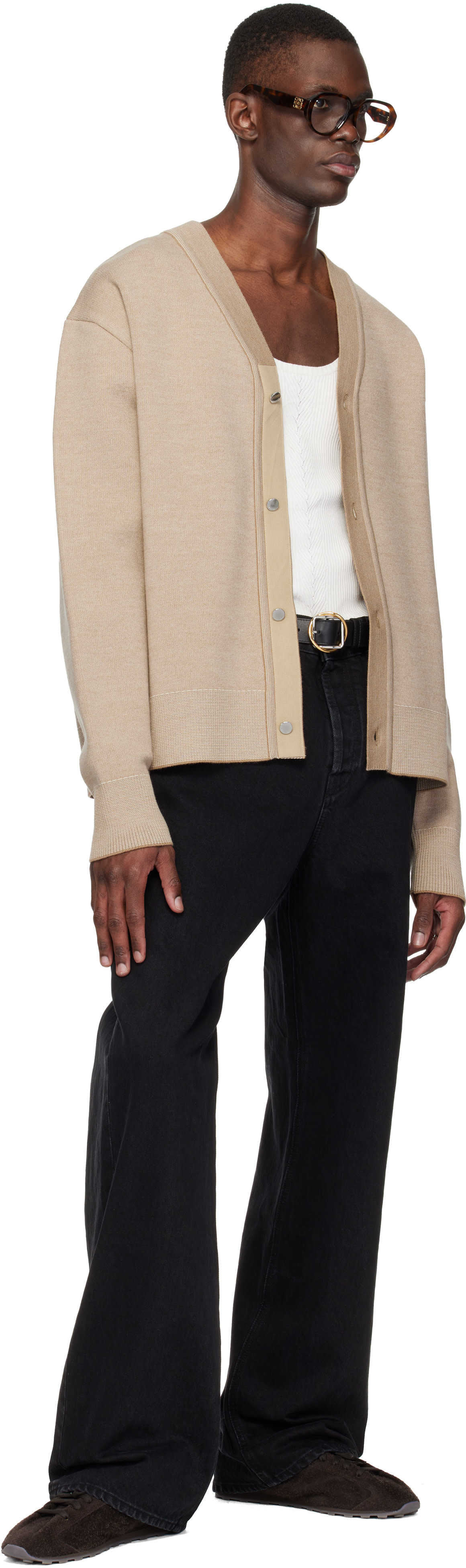 JACQUEMUS: Black 'The straight de-Nîmes denim' Jeans | SSENSE