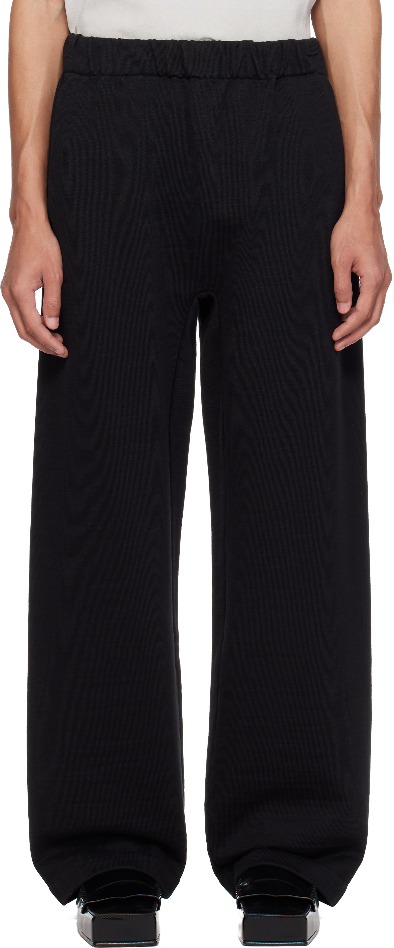 JACQUEMUS - Black 'The Rond Carré' Sweatpants