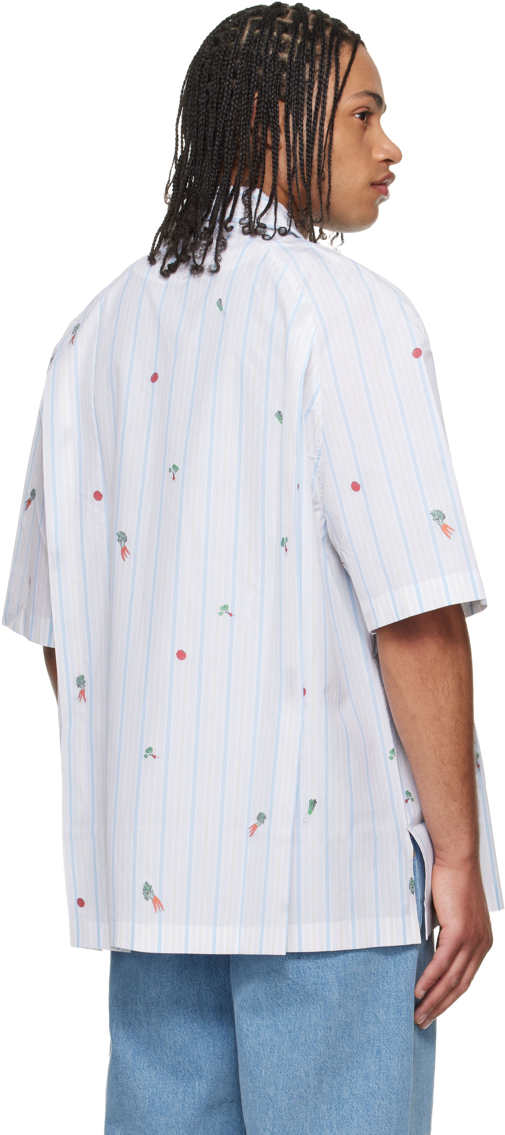 JACQUEMUS: ホワイト 'The Romarin' 半袖シャツ | SSENSE 日本