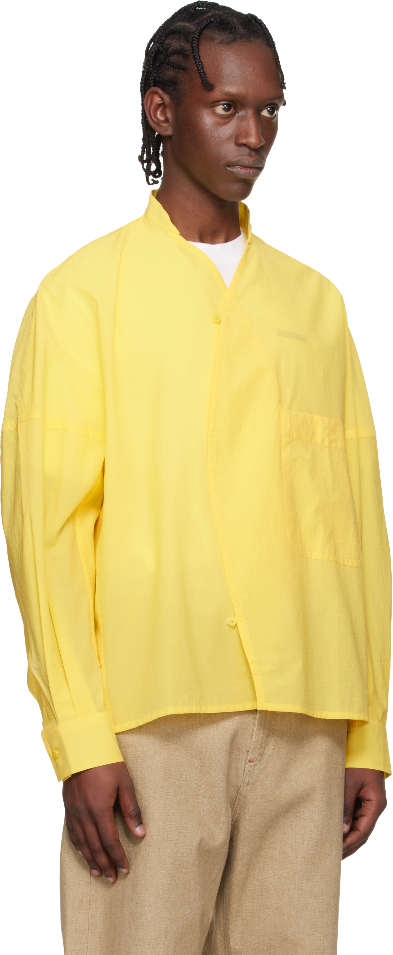 JACQUEMUS - Chemise Berlingot jaune