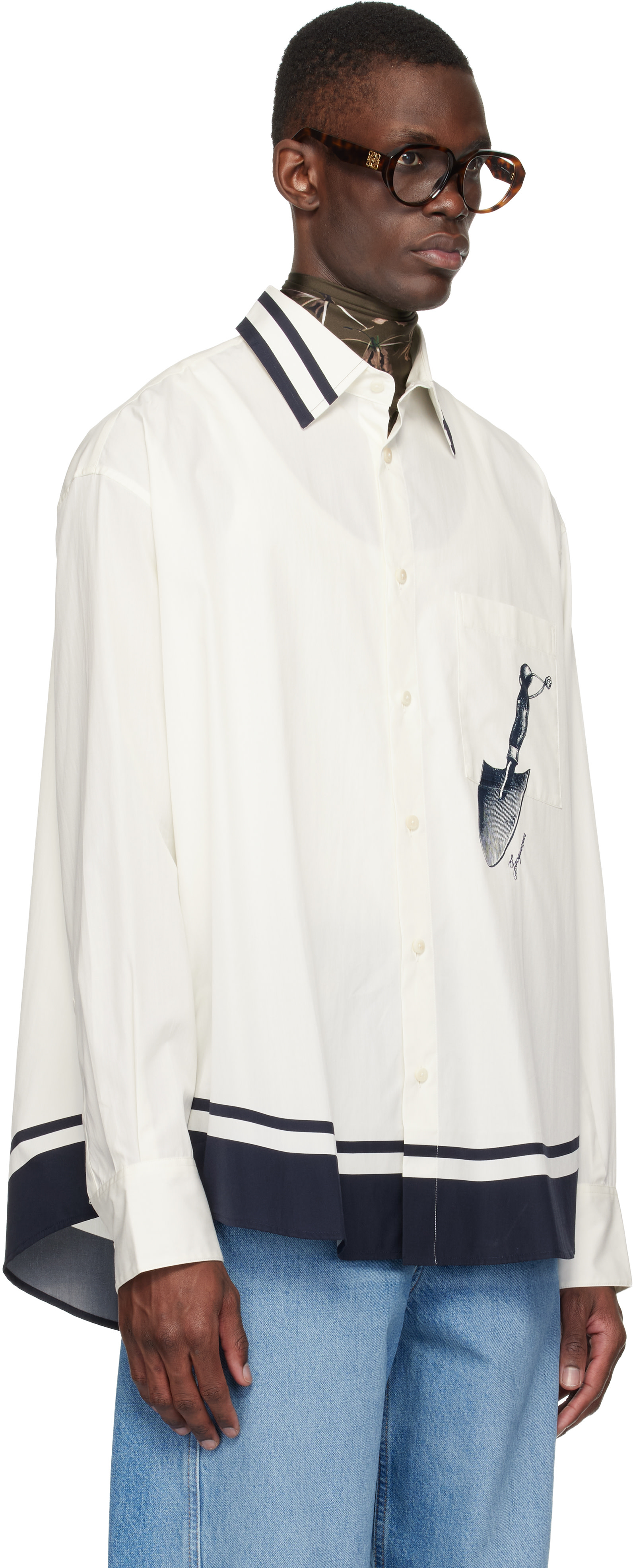 JACQUEMUS: Off-White 'The Camargue' Shirt | SSENSE Denmark