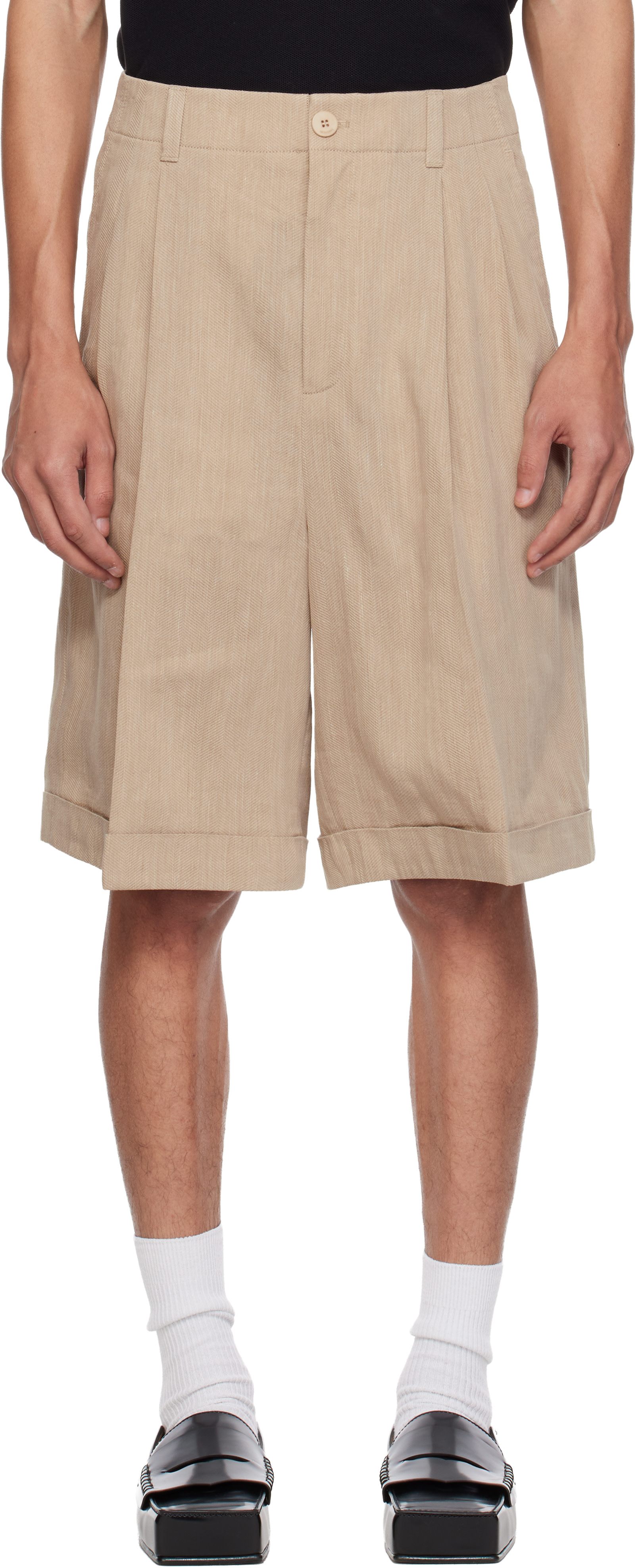 JACQUEMUS - Short Pastro beige