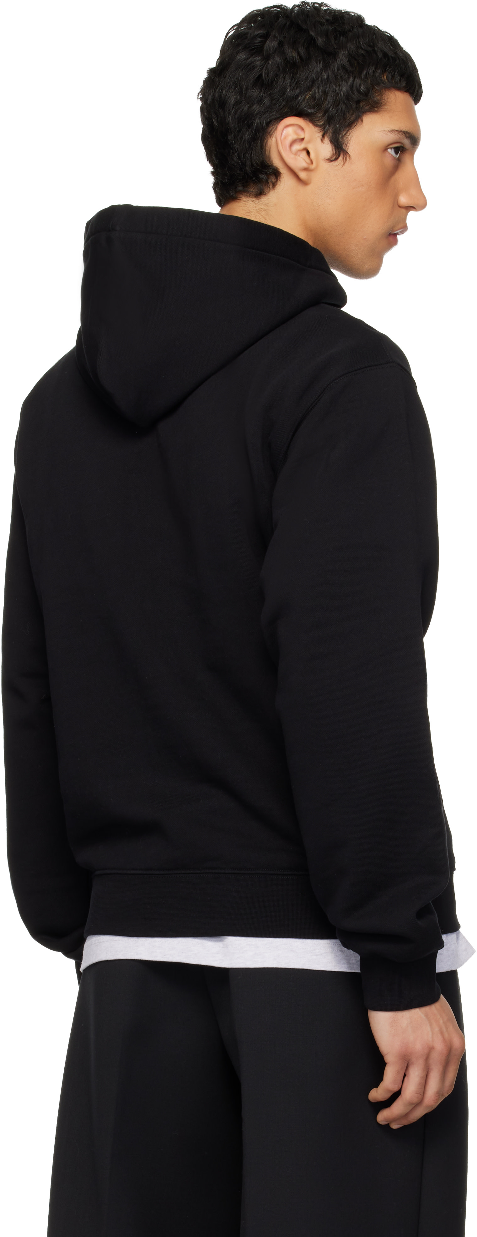 JACQUEMUS: ブラック Les Classiques 'The Gros Grain' フーディ