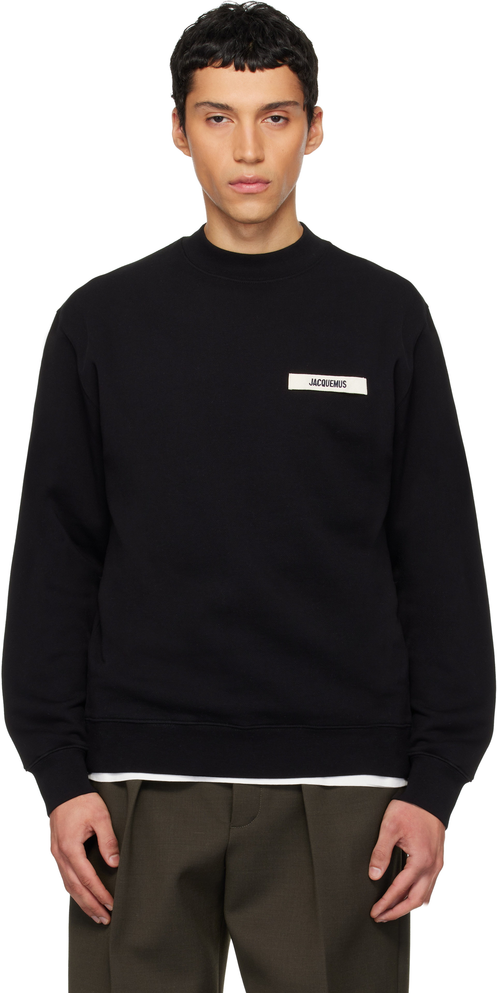 JACQUEMUS - Black Les Classiques 'The Gros Grain' Sweatshirt