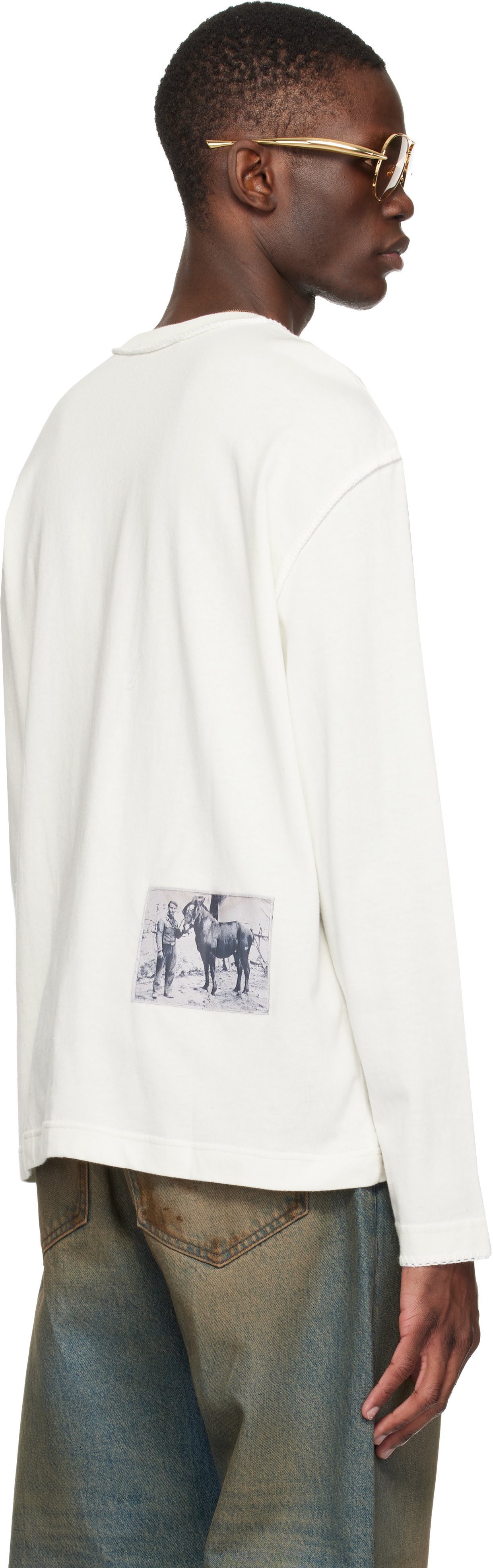 JACQUEMUS - Off-White 'The Paysan long-sleeve' T-shirt