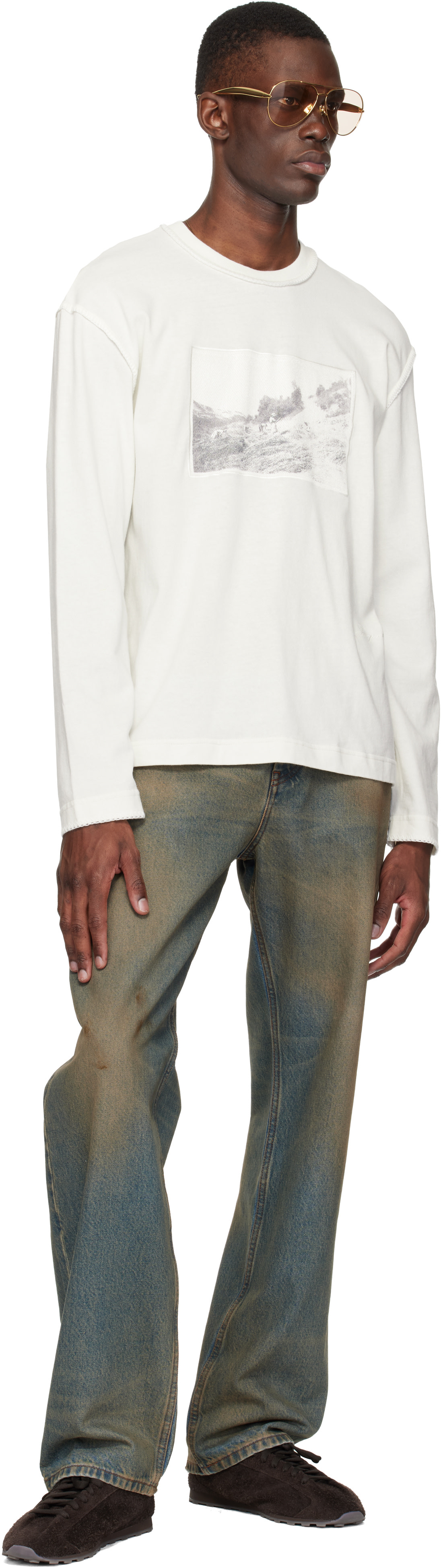 JACQUEMUS - Off-White 'The Paysan long-sleeve' T-shirt