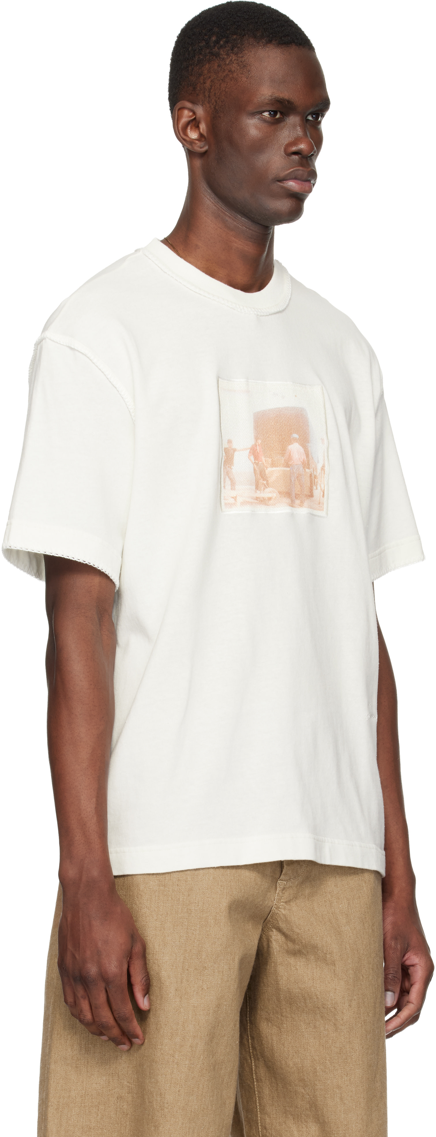 JACQUEMUS - Off-White 'The Paysan short-sleeve' T-shirt