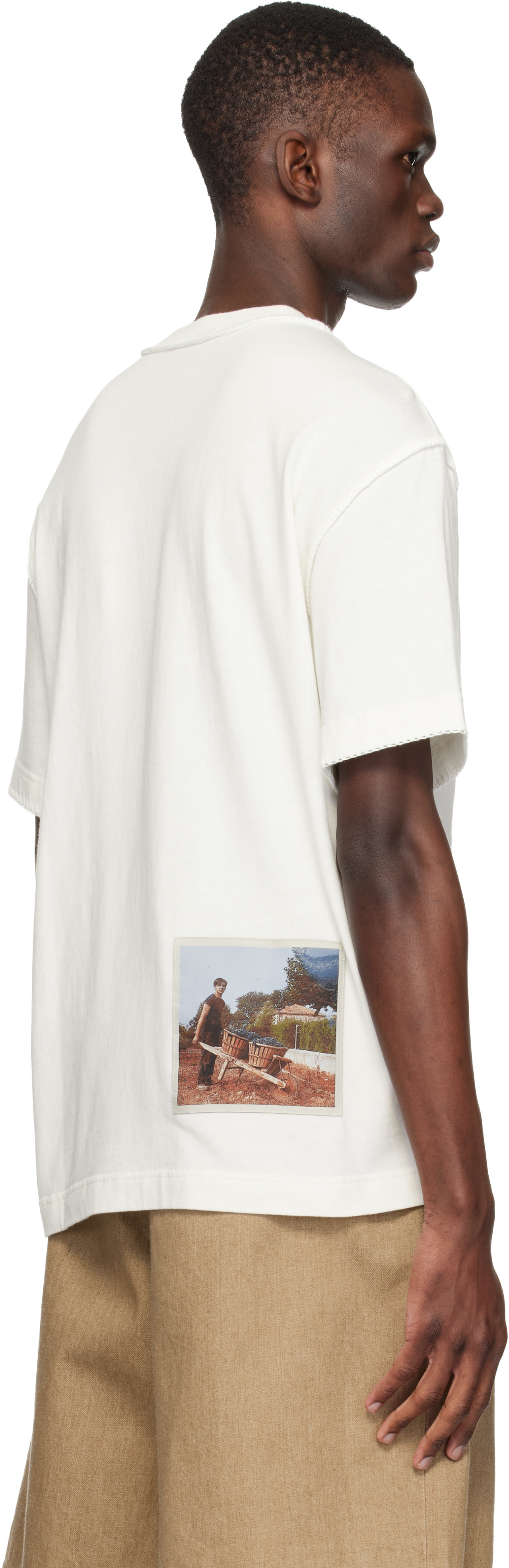 JACQUEMUS - Off-White 'The Paysan short-sleeve' T-shirt