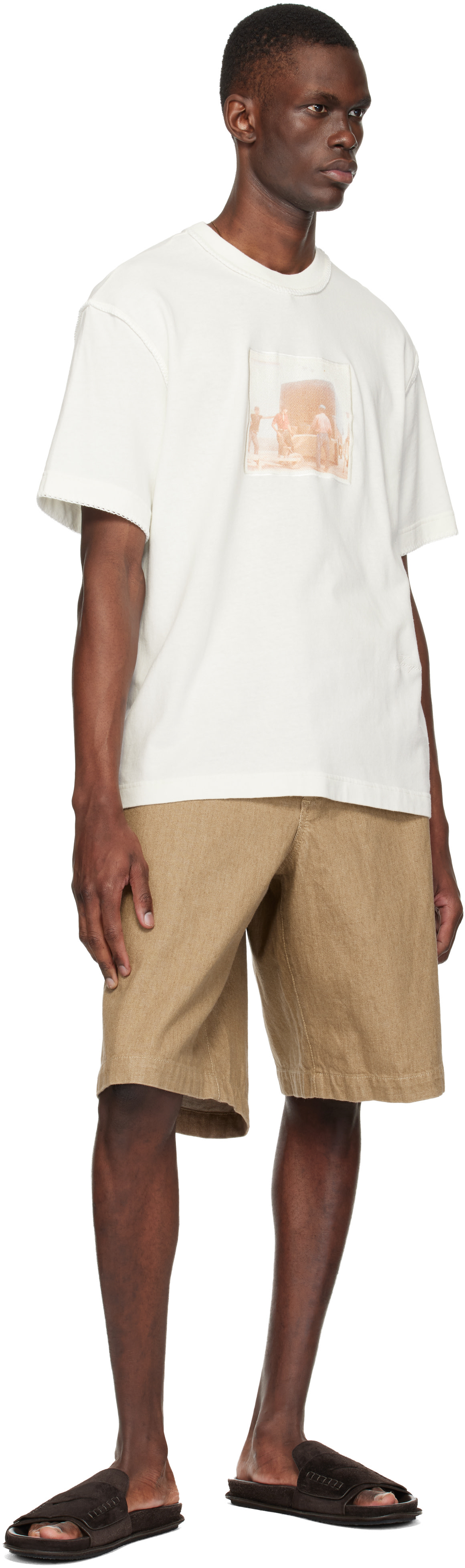 JACQUEMUS - Off-White 'The Paysan short-sleeve' T-shirt