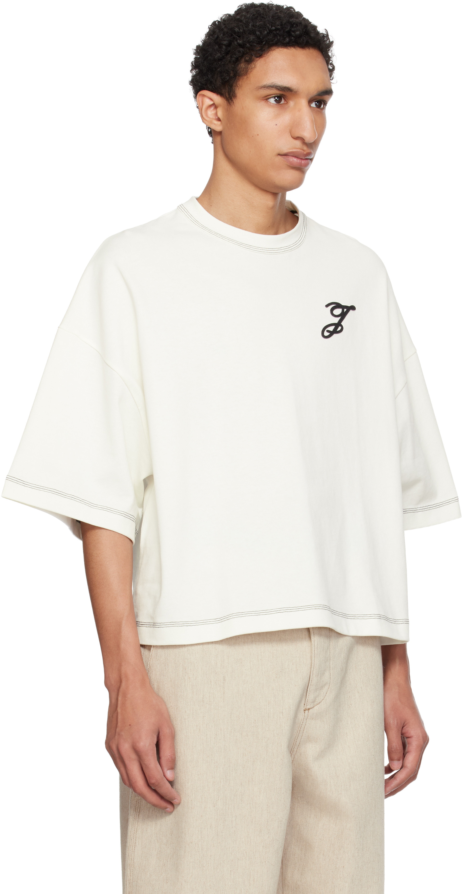 JACQUEMUS - Off-White 'The Letro' T-shirt