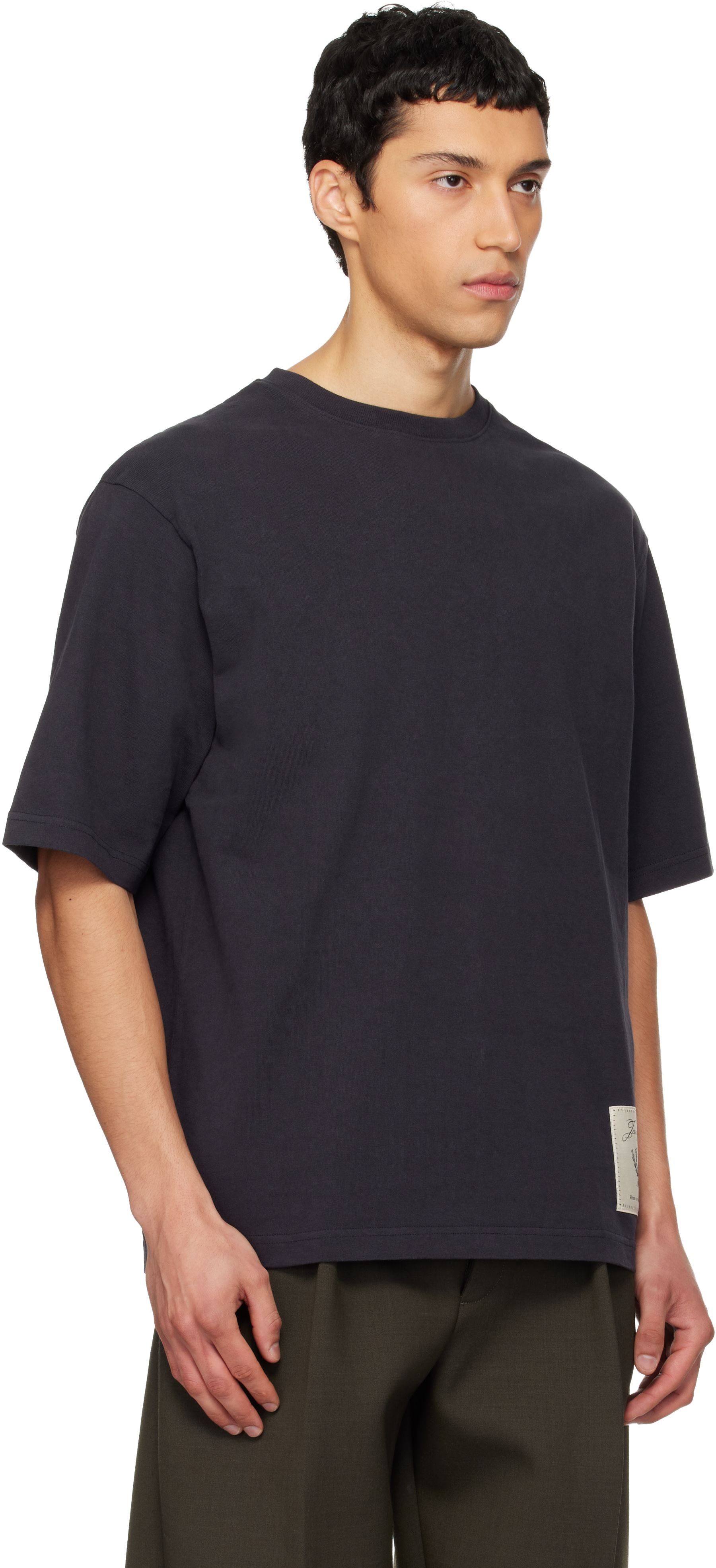 JACQUEMUS - Navy 'The Torneo short-sleeve' T-shirt