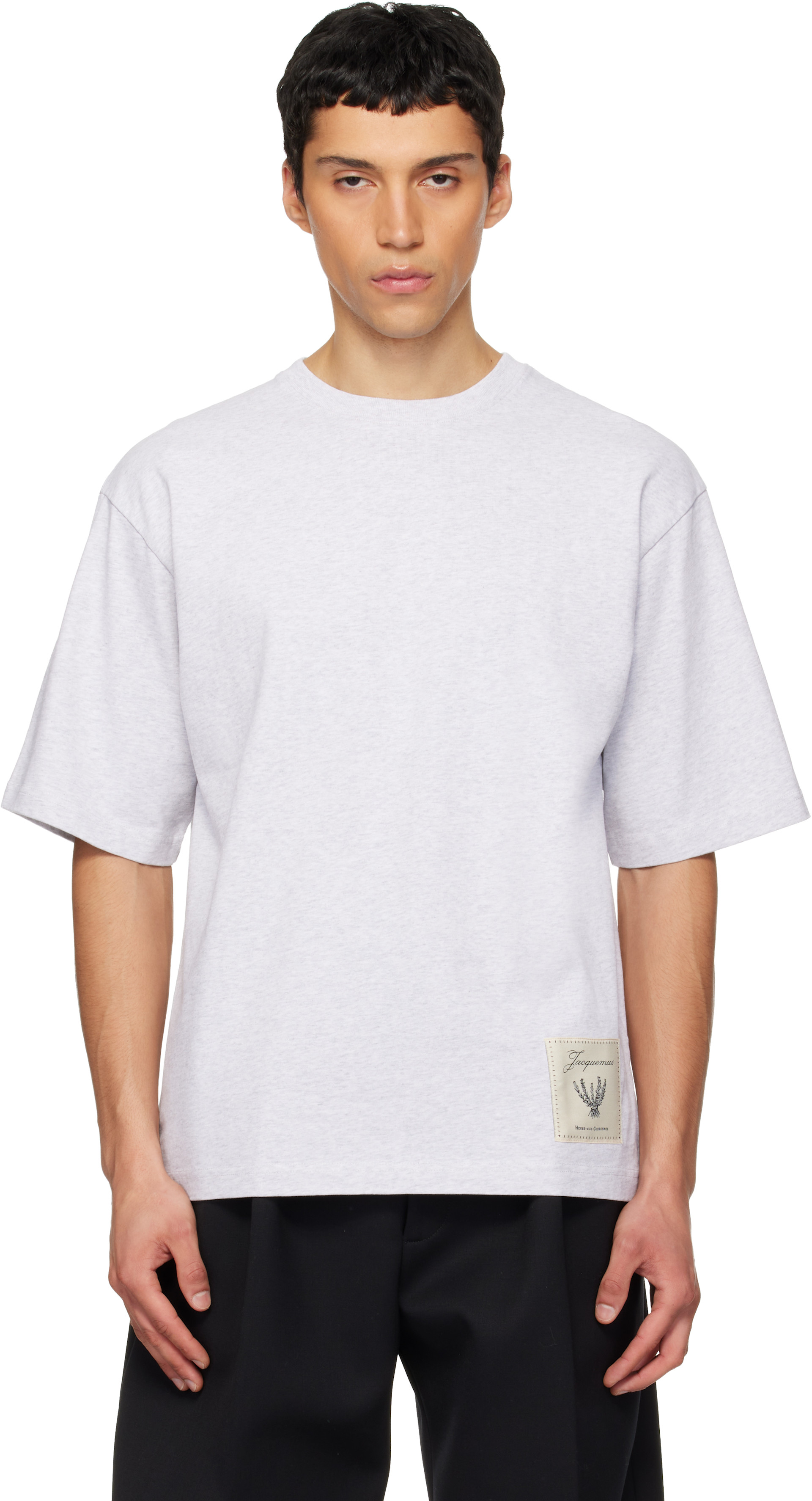 JACQUEMUS - Gray 'The Torneo short-sleeve' T-shirt