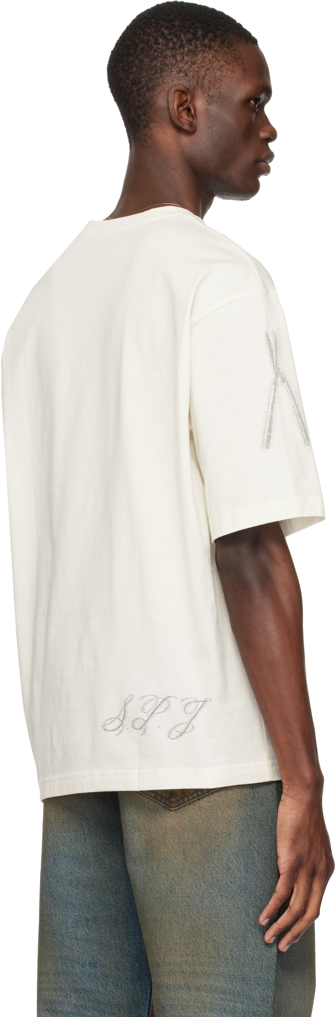 JACQUEMUS - Off-White 'The Âne short-sleeve' T-shirt