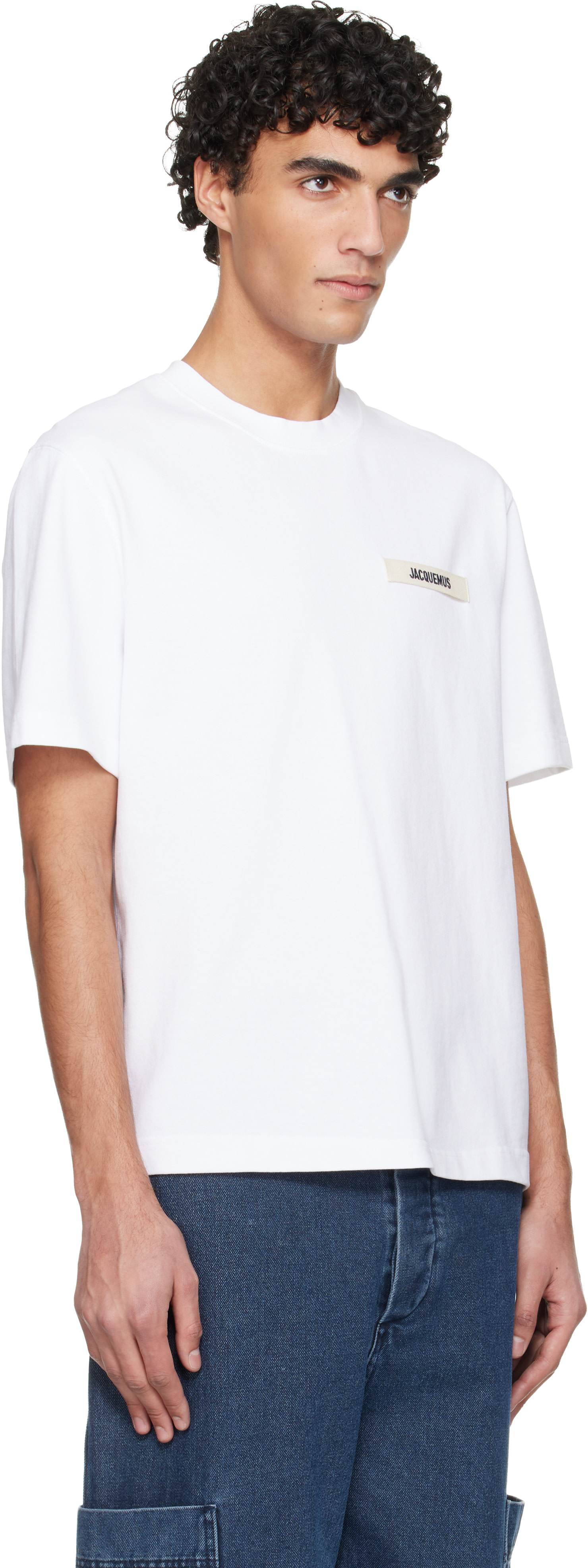 JACQUEMUS - White Les Classiques 'The Gros Grain' T-shirt