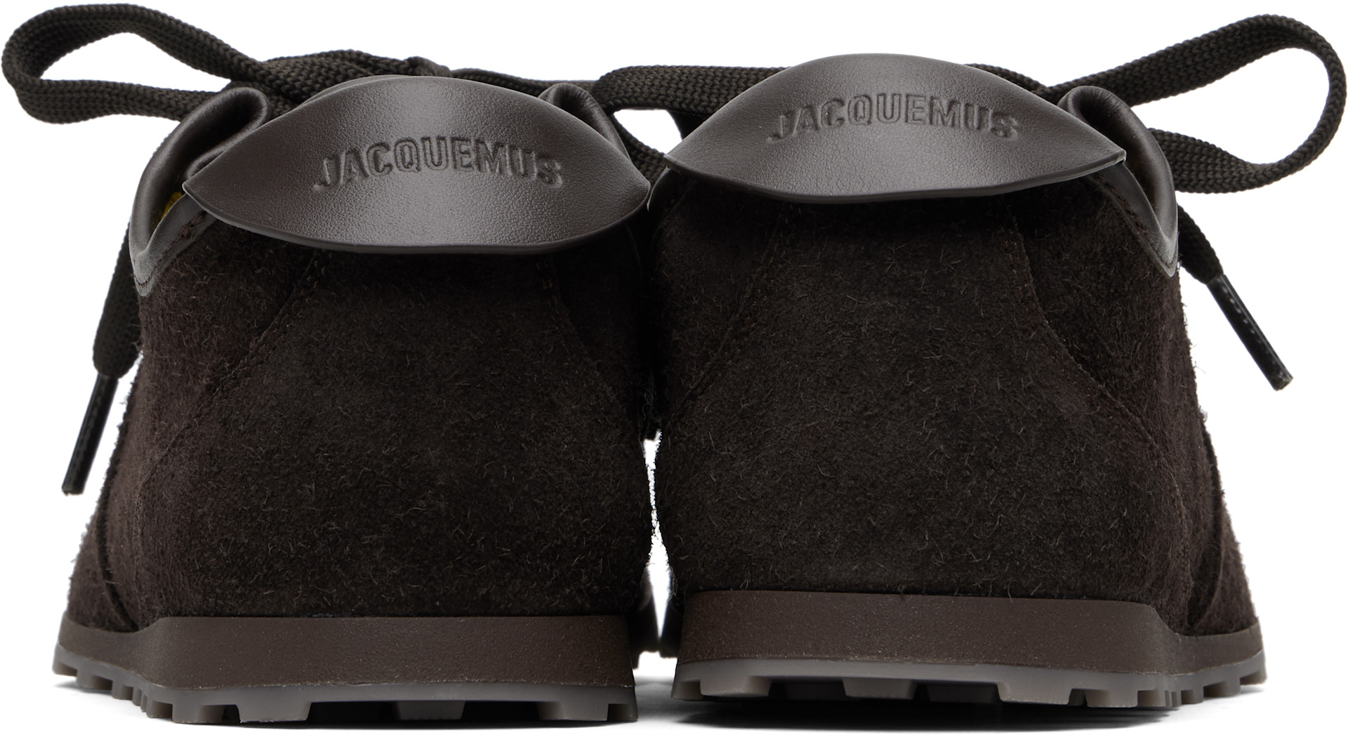 JACQUEMUS - Baskets de tennis brunes