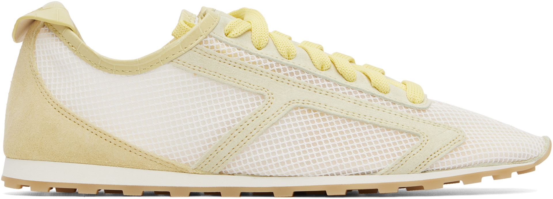 JACQUEMUS - Yellow 'The Tennis' Sneakers