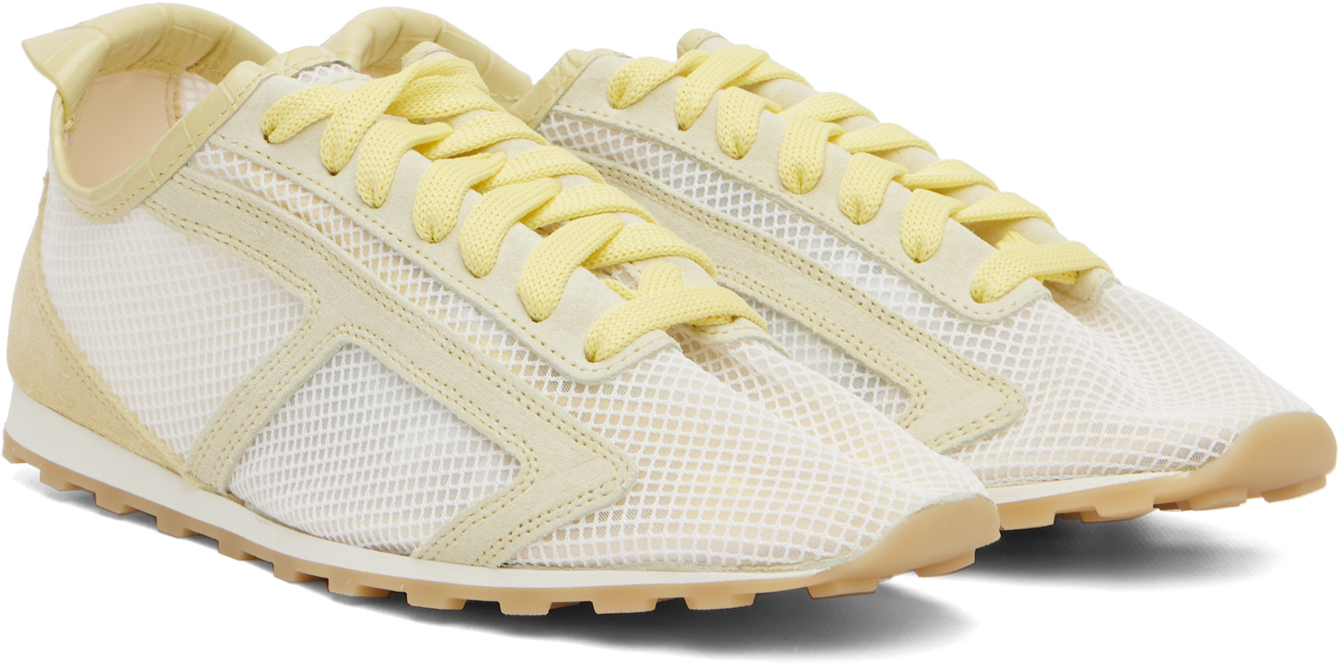 JACQUEMUS - Yellow 'The Tennis' Sneakers