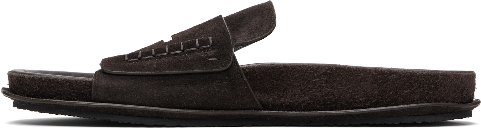 JACQUEMUS - Brown La Croisière Loafer Sandals