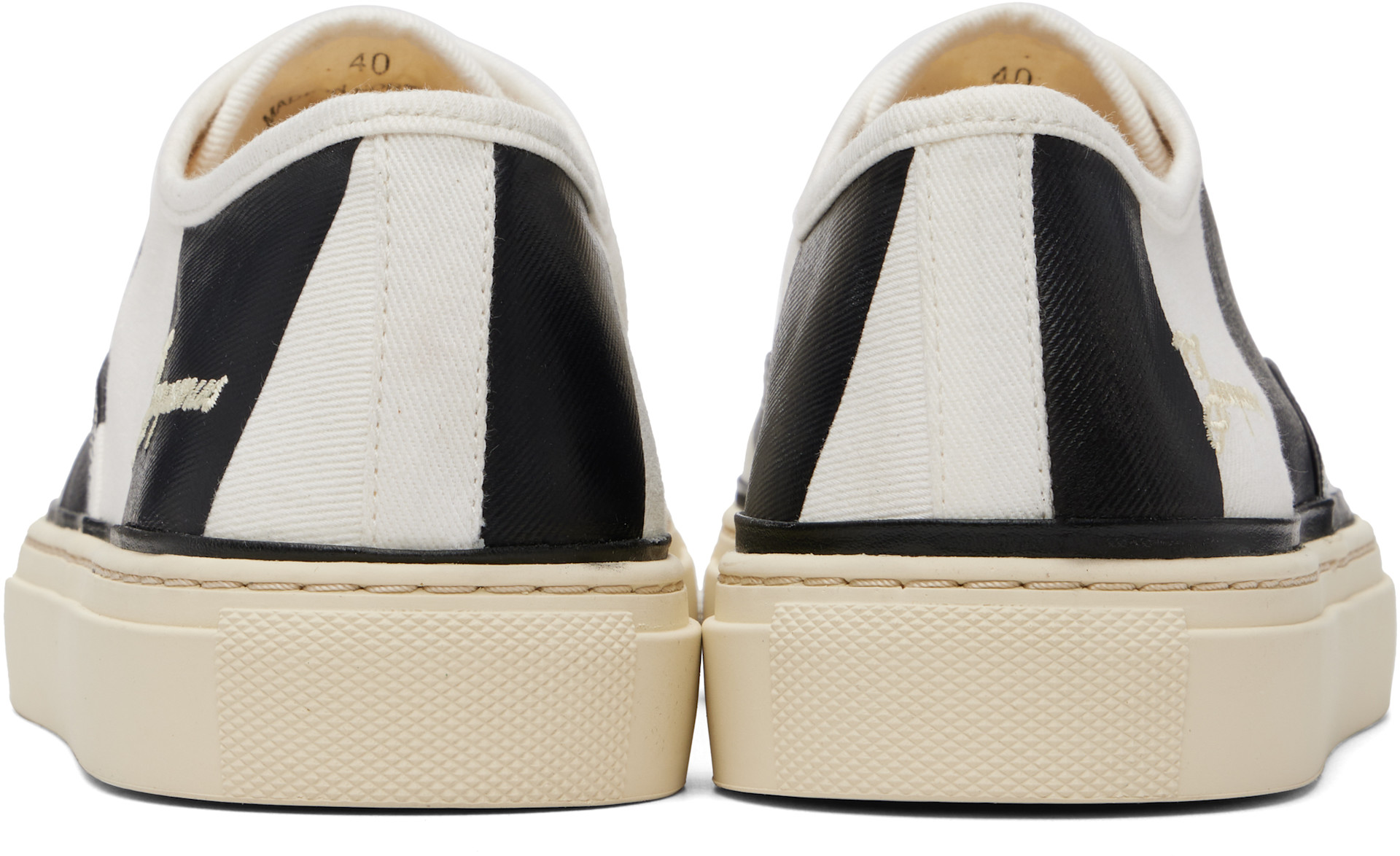 JACQUEMUS - White & Black 'The Féfé' Sneakers