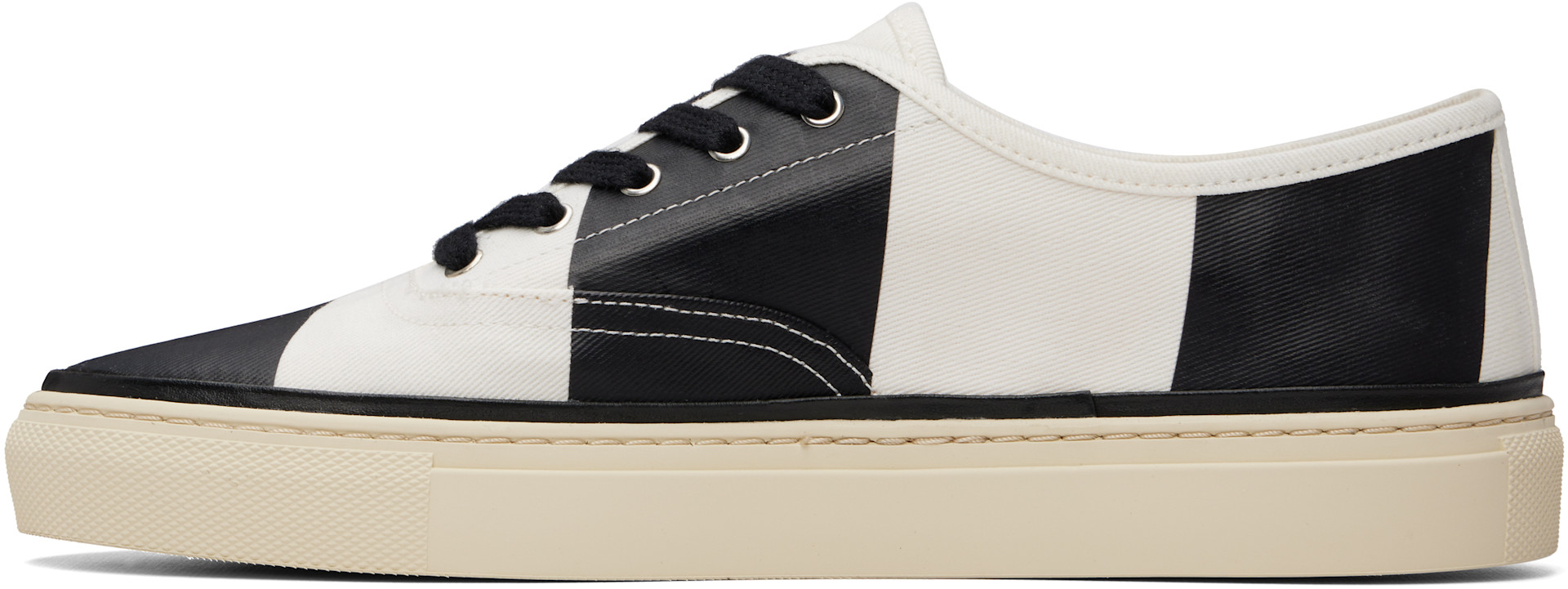 JACQUEMUS - White & Black 'The Féfé' Sneakers