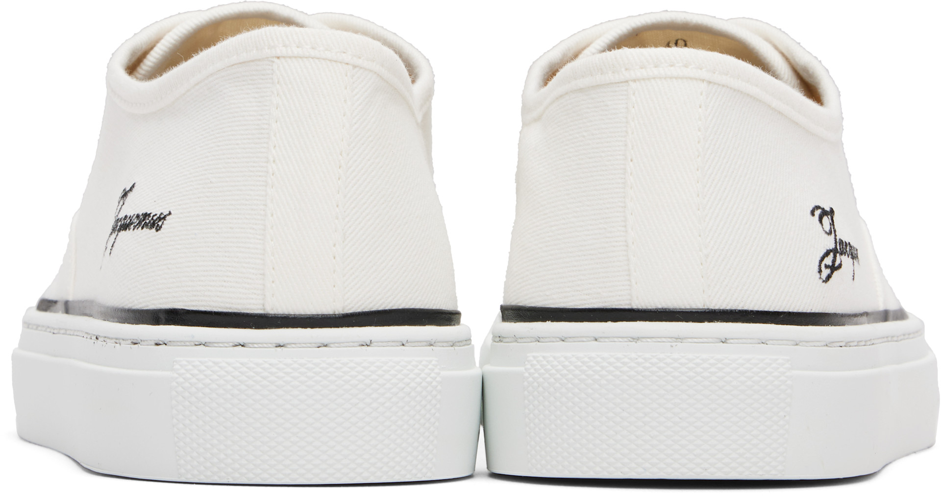 JACQUEMUS - Baskets Féfé blanc cassé