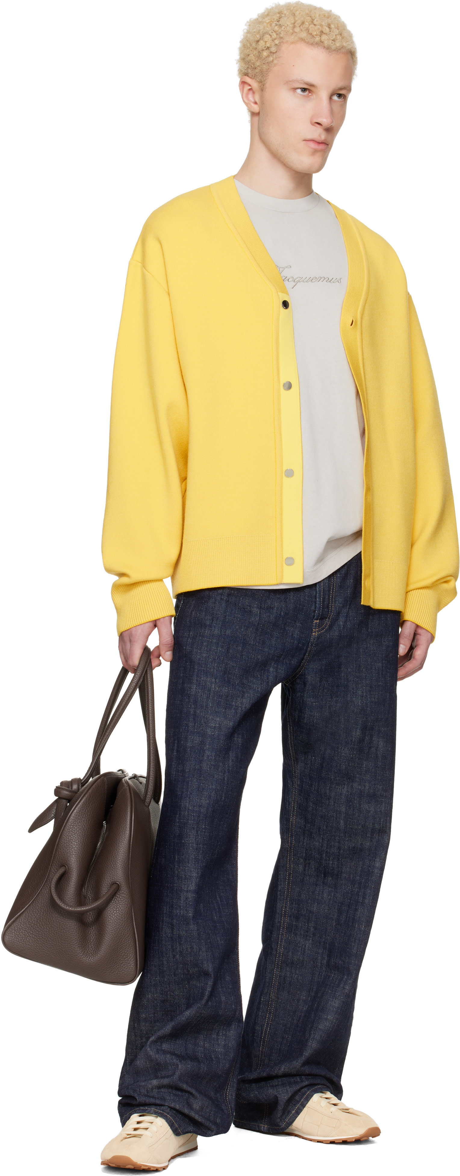 JACQUEMUS - Baskets de tennis beiges