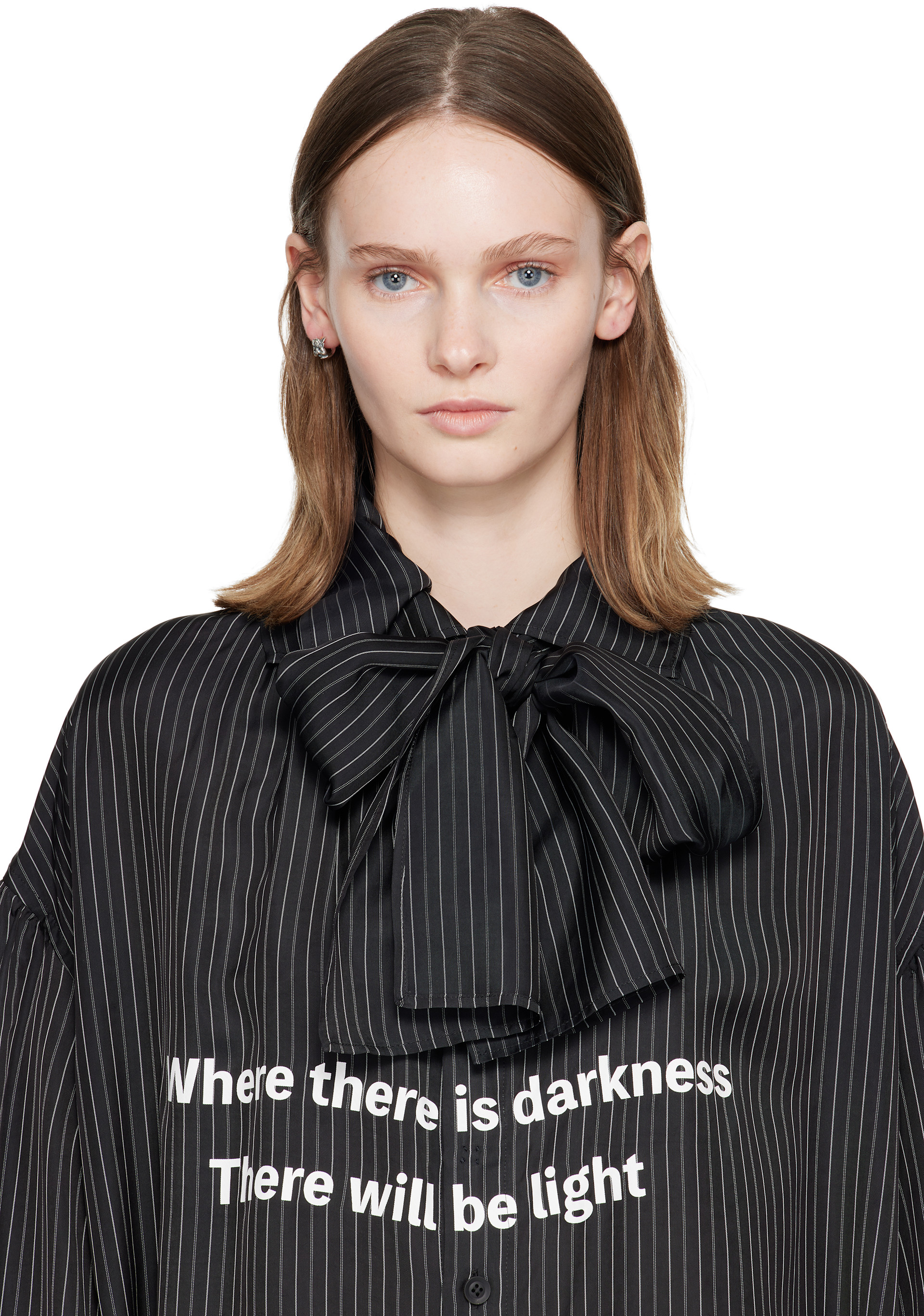YOHJI YAMAMOTO: Angel Dagger Single Earring | SSENSE