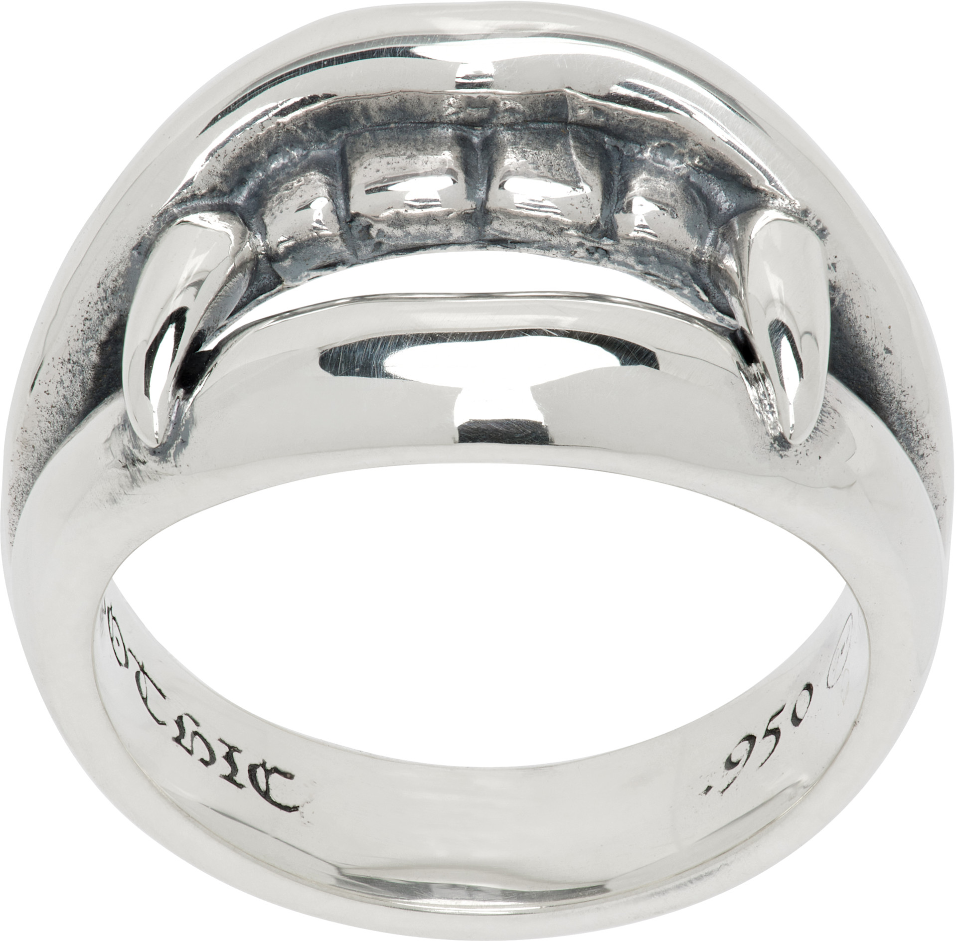 YOHJI YAMAMOTO: Vampire Fang Ring | SSENSE Australia YOHJI YAMAMOTO: Vampire Fang Ring | SSENSE Australia