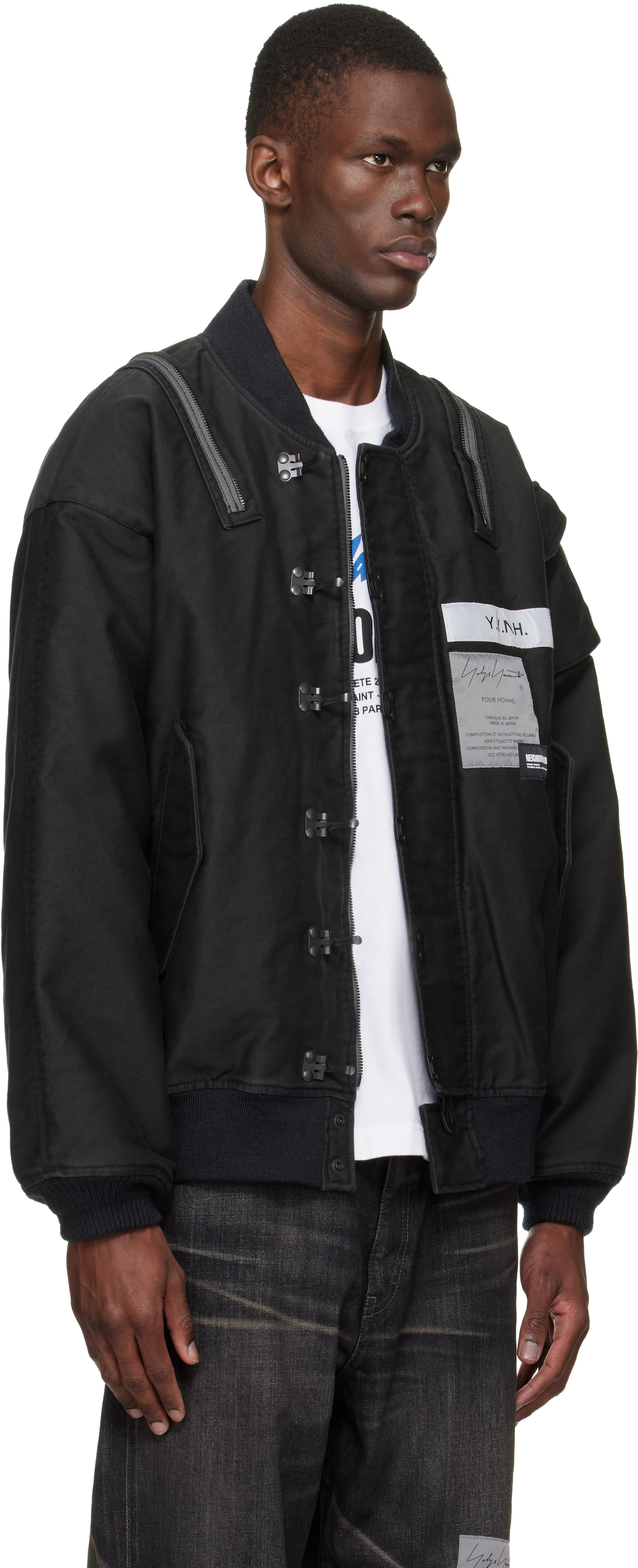 YOHJI YAMAMOTO: Black Neighborhood Edition Mod A-1 Deck Bomber