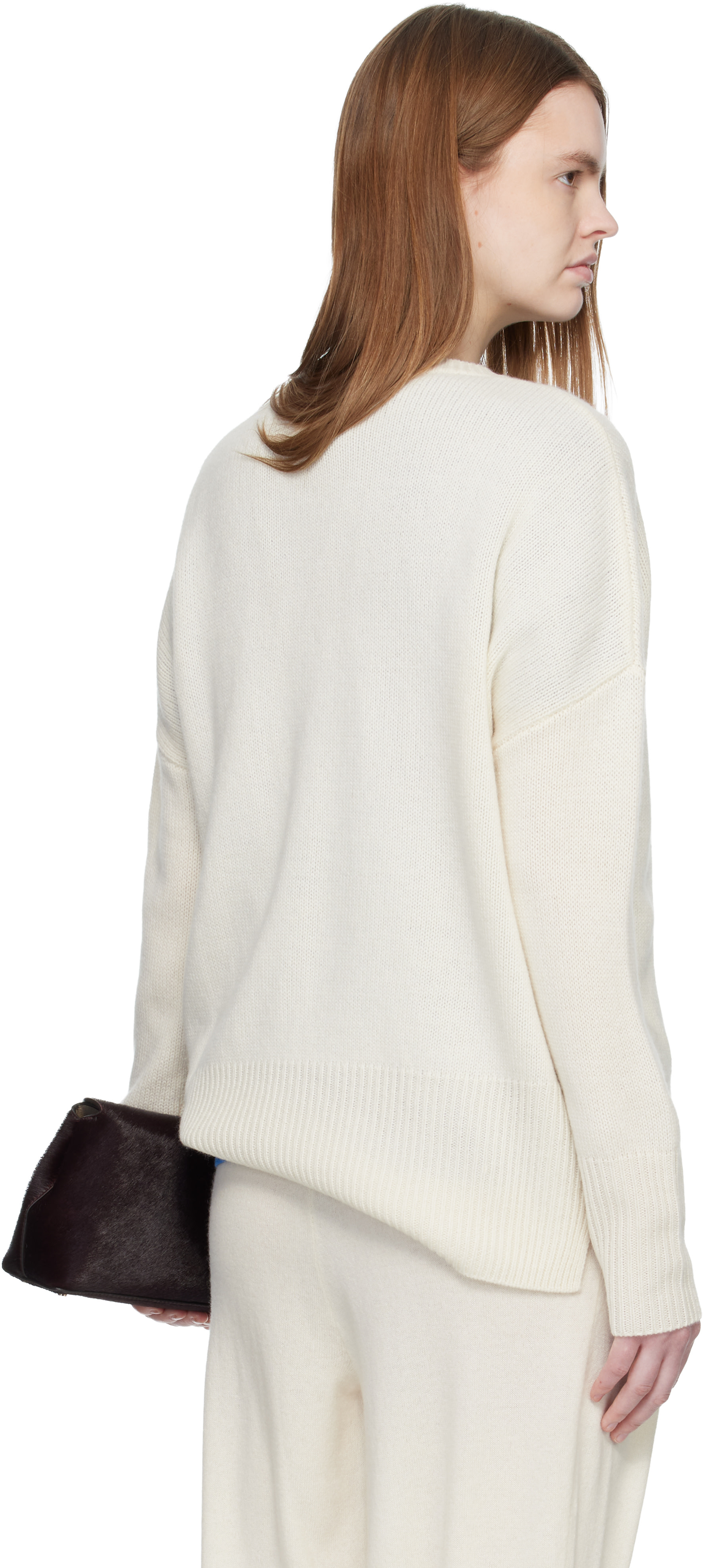 LISA YANG - Pull 'The Mila' blanc cassé