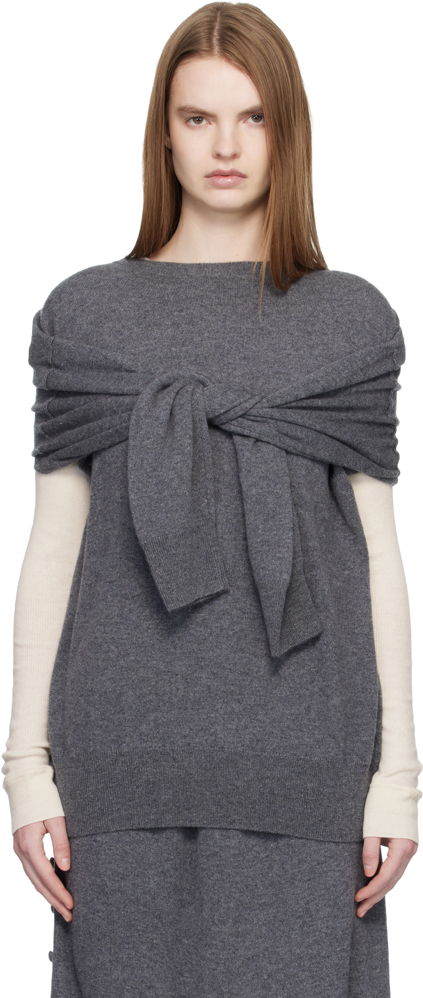 LISA YANG - Pull 'The Othelia' gris