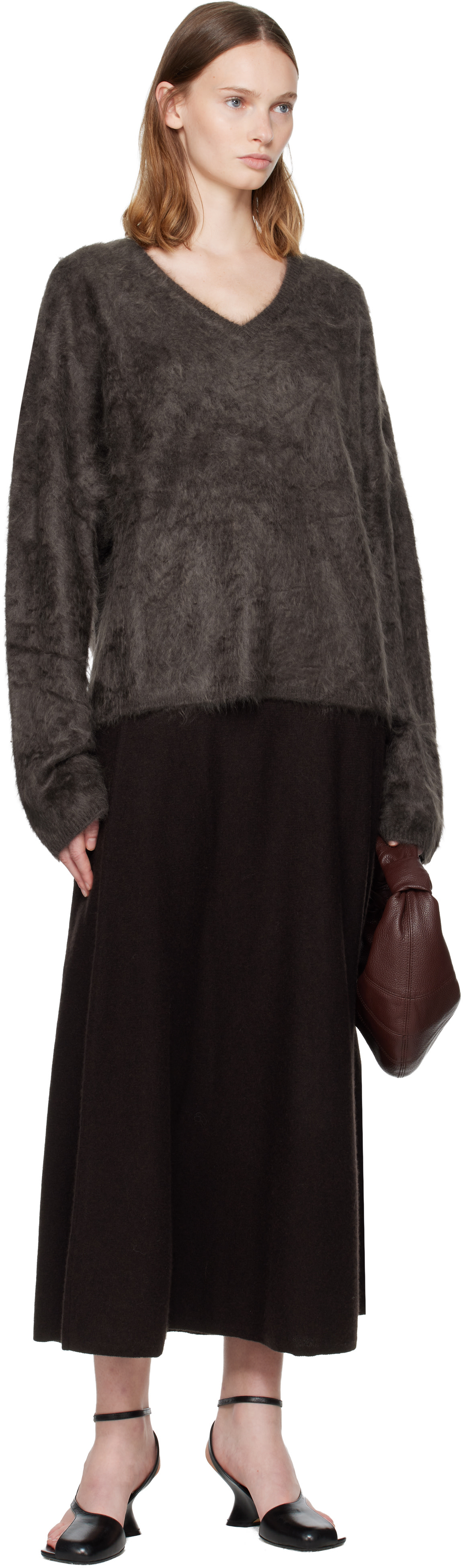 LISA YANG - Pull Margareta brun