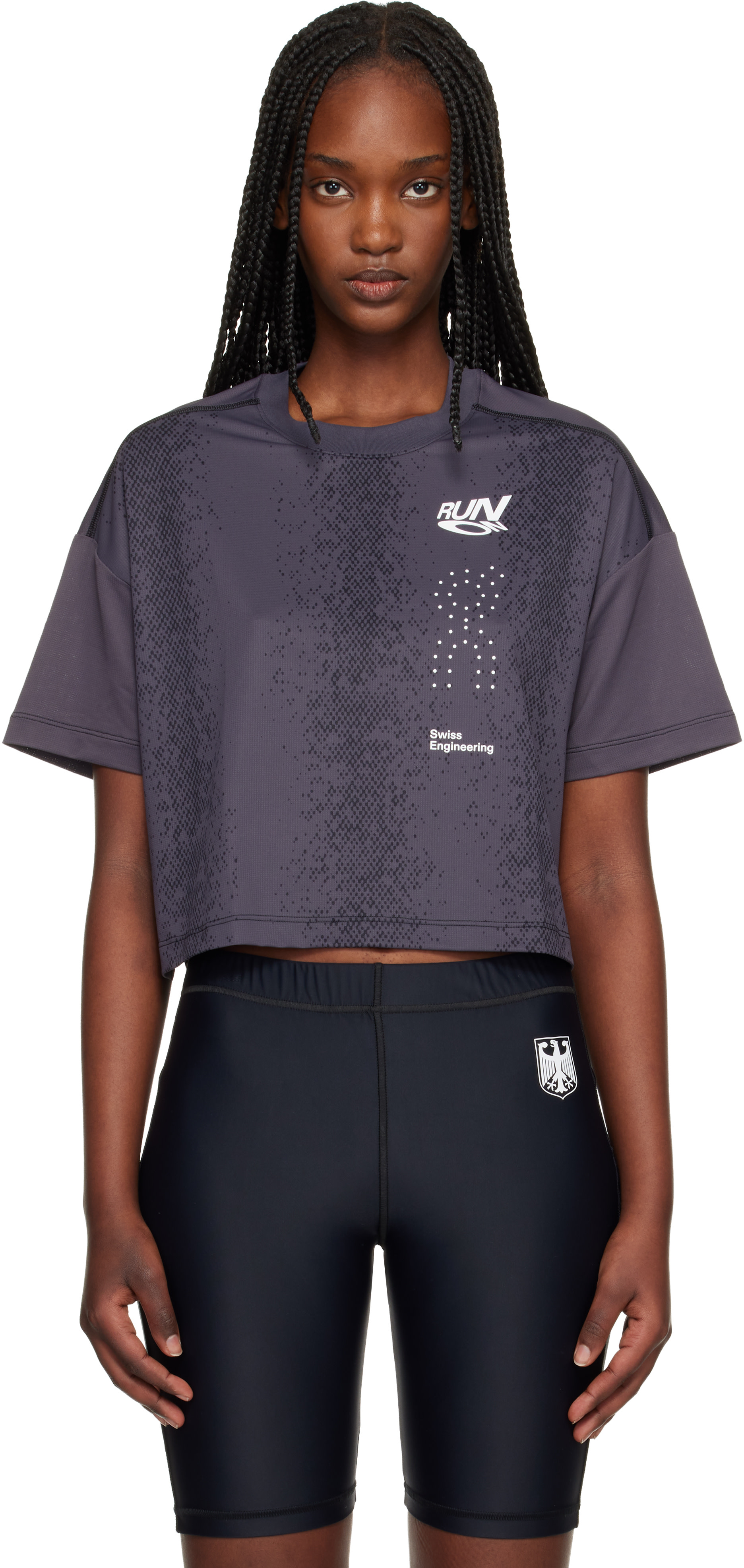 On Performance Volt-T レディース XS On: グレー Performance Volt ランニング Tシャツ | SSENSE 日本