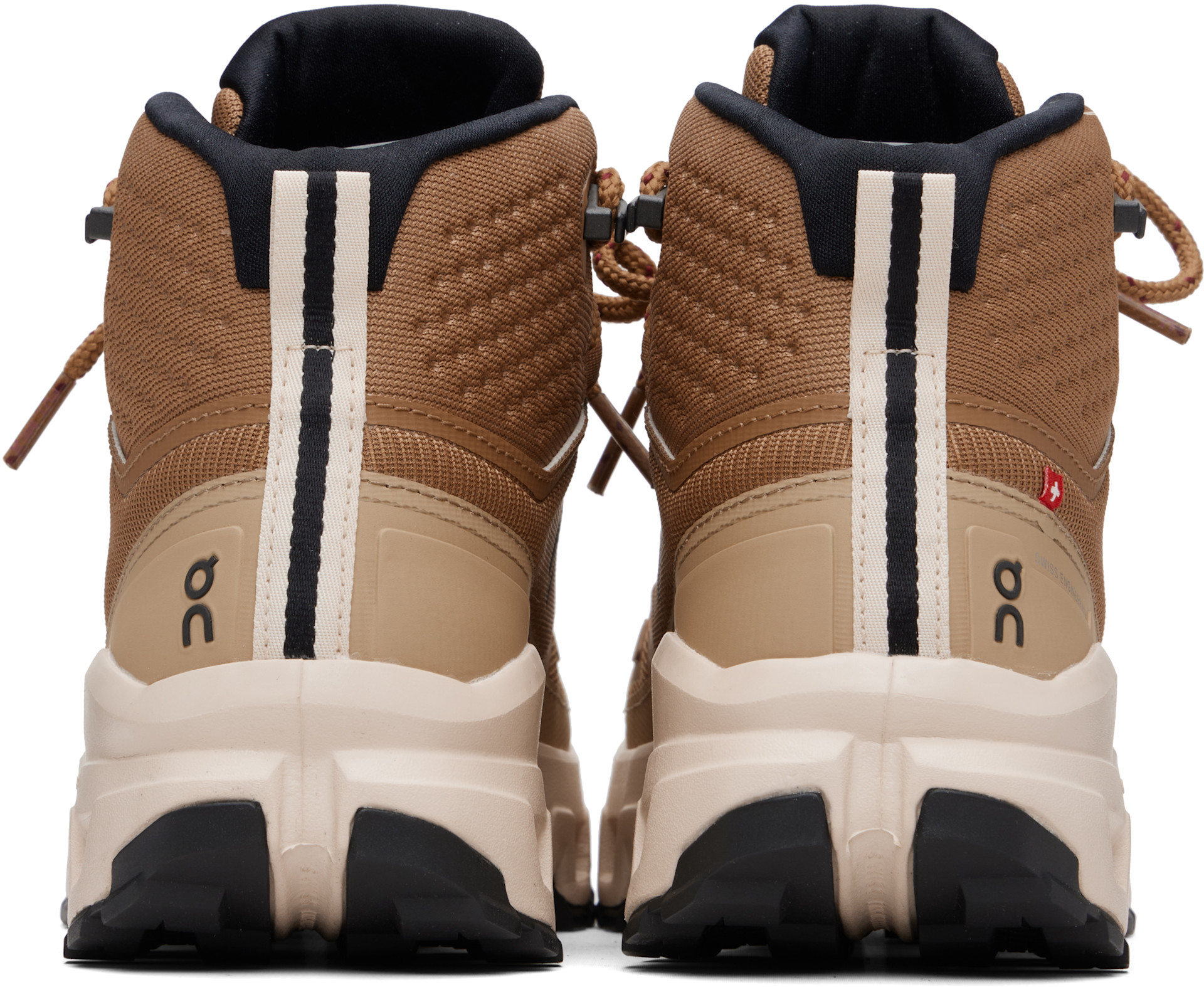 On: Brown Cloudrock Mid Waterproof Sneakers | SSENSE