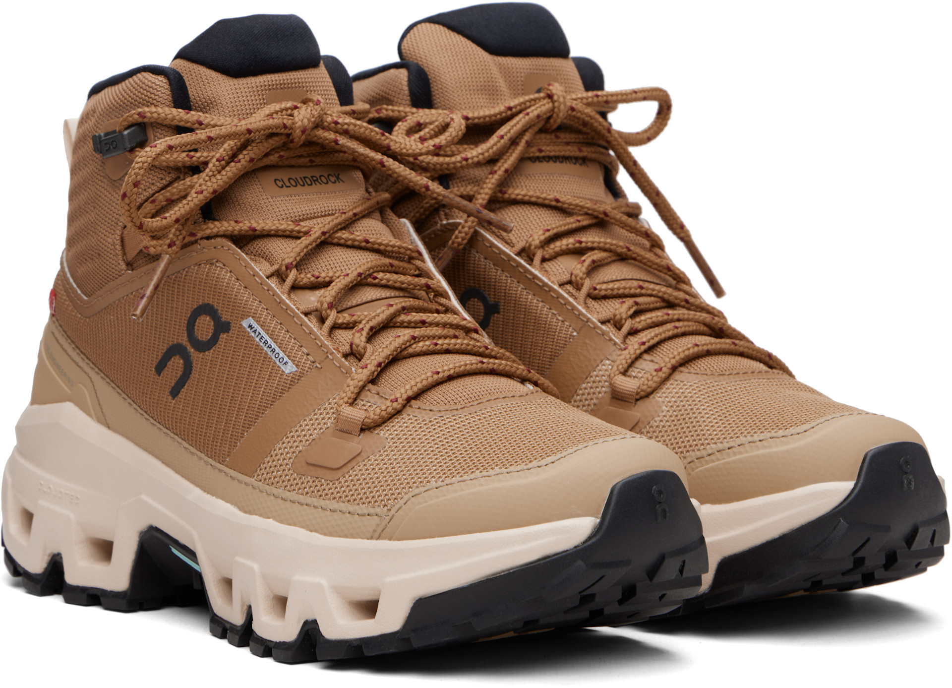 On - Baskets montantes imperméables Cloudrock brunes