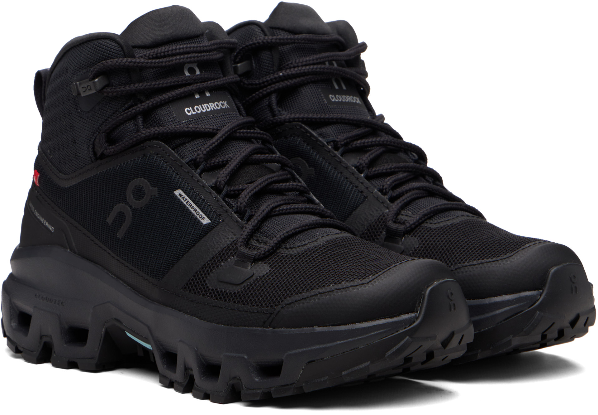 On Cloudrock ブラック On: ブラック Cloudrock Mid Waterproof スニーカー | SSENSE 日本