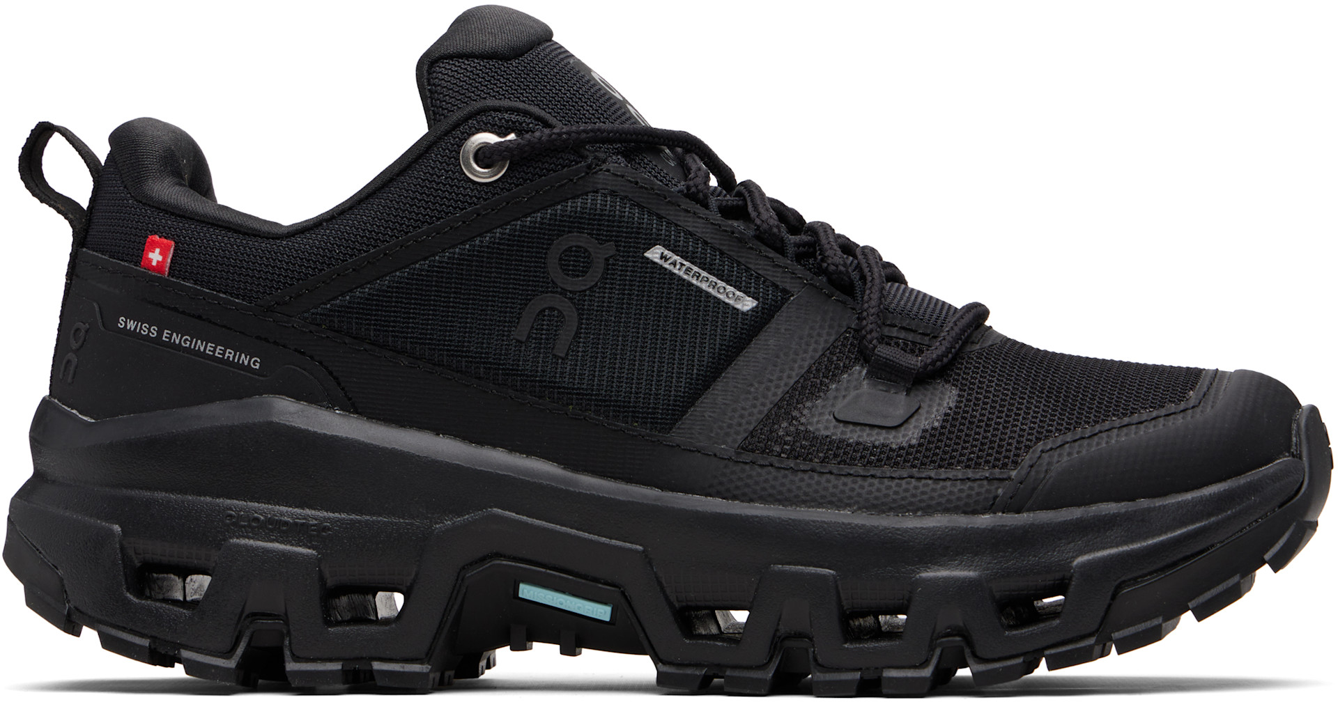 On - Baskets basses imperméables Cloudrock noires