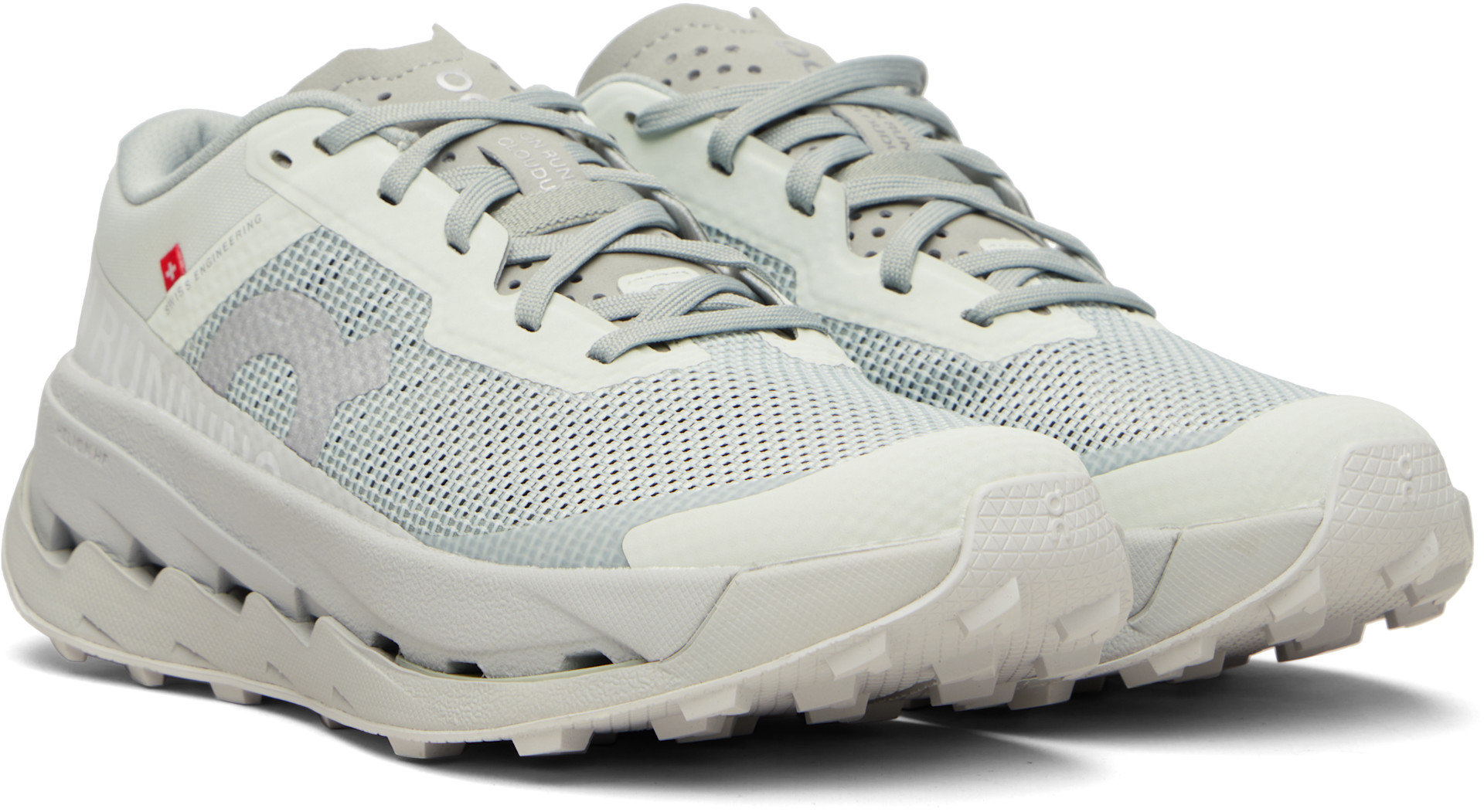 On - Baskets Cloudultra 3 vert et gris