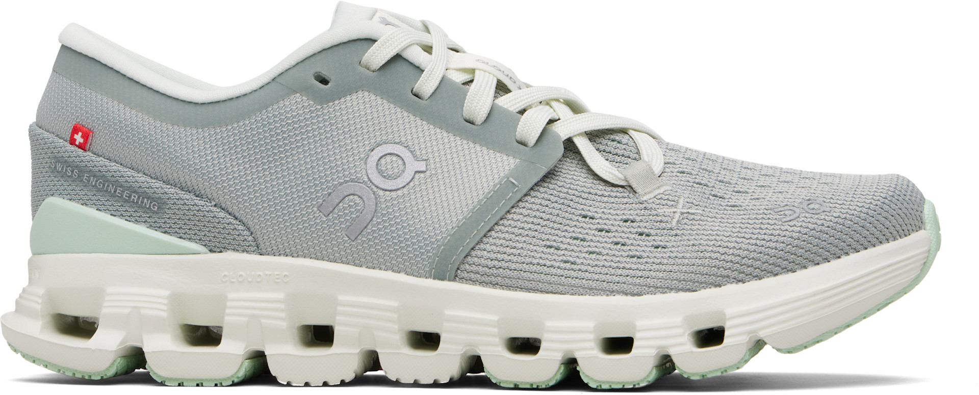 On - Baskets Cloud X 4 gris et vert