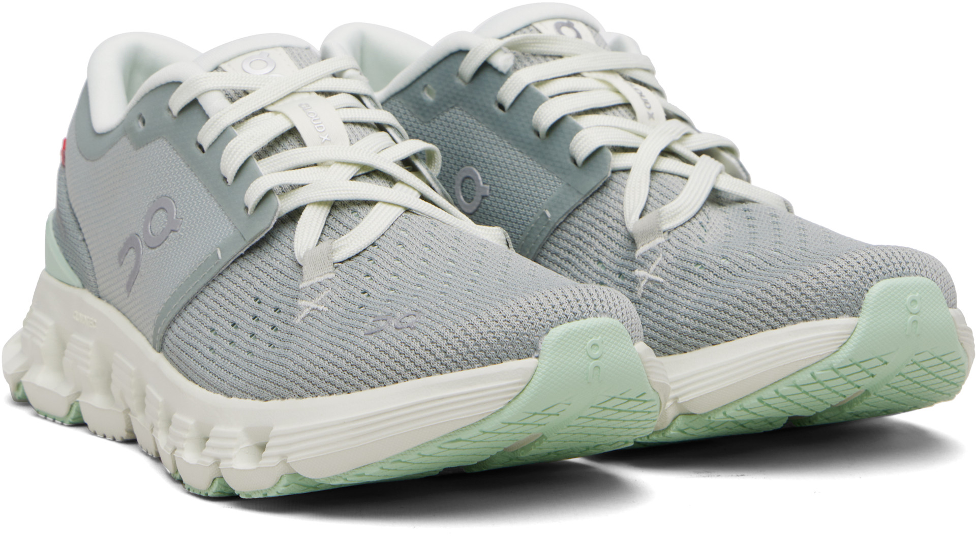 On - Baskets Cloud X 4 gris et vert