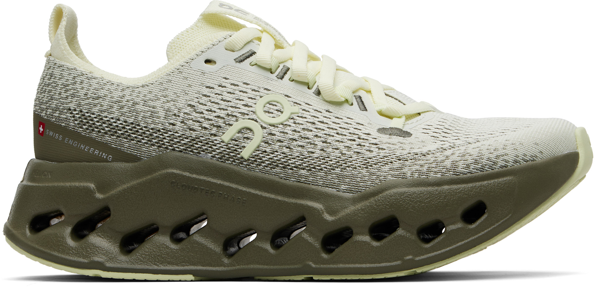 On - Baskets Cloudsurfer Max vert et kaki