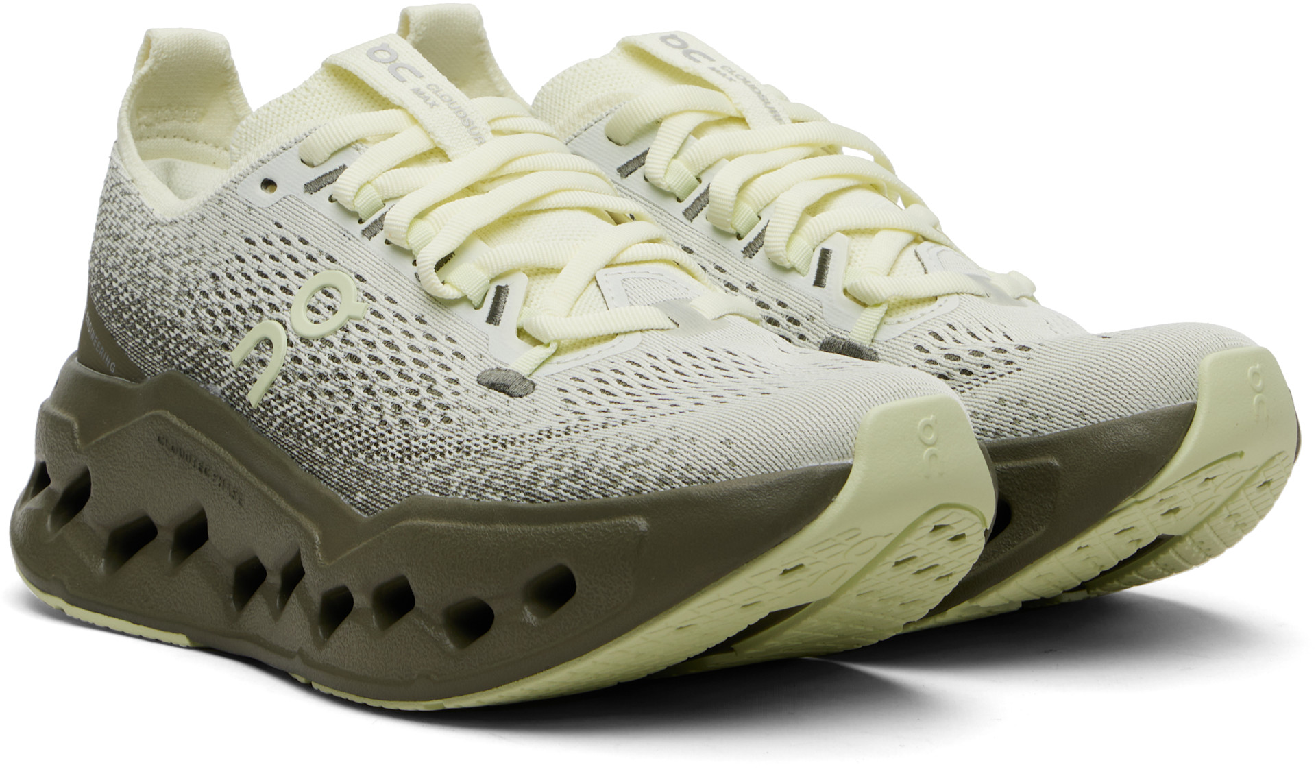 On - Baskets Cloudsurfer Max vert et kaki