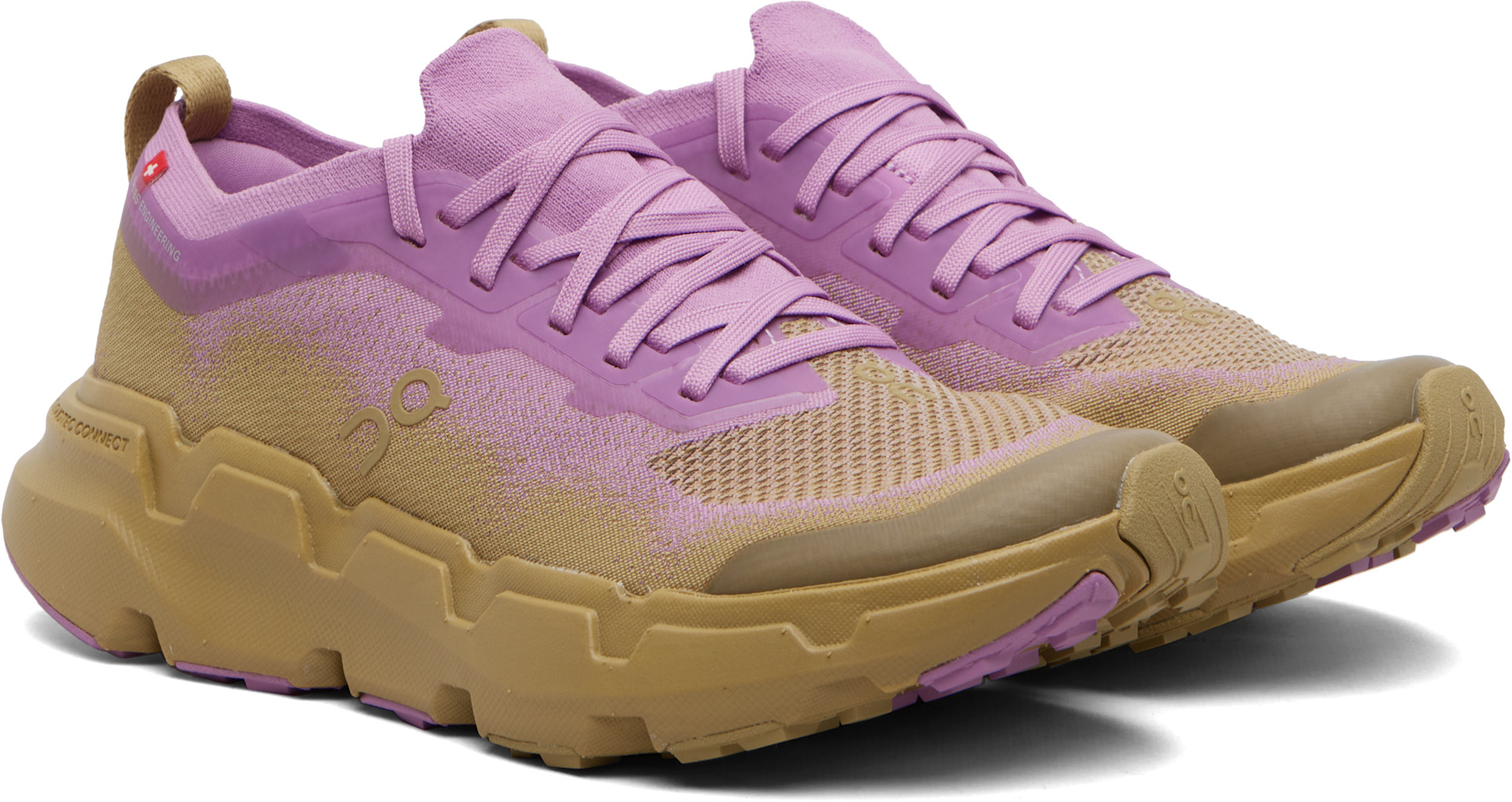 On - Baskets Cloudsoma rose et beige