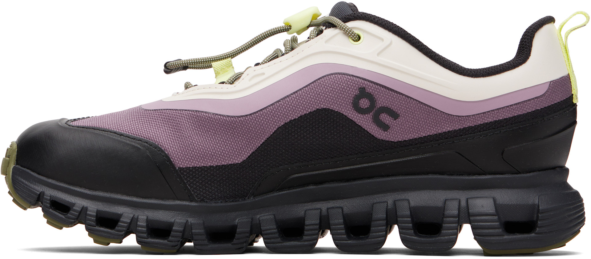 On Cloud 6 Geo Waterproof パープル/ブラック On: Purple & Black Cloud 6 Geo Waterproof Sneakers | SSENSE