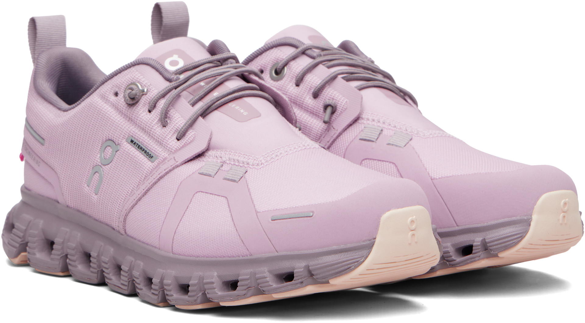 On - Baskets imperméables Cloud 6 roses